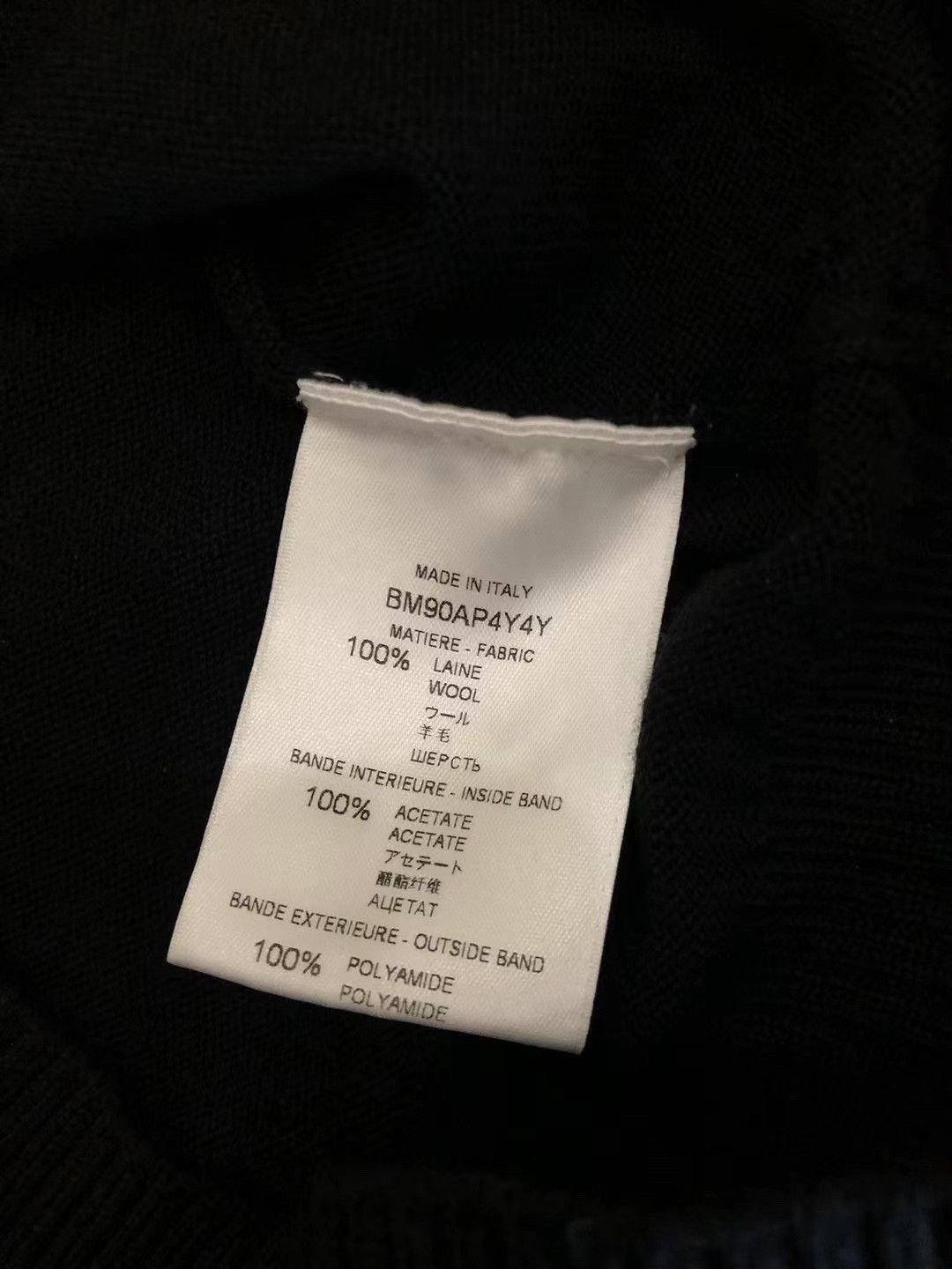 Givenchy Givenchy Logo Knit Wool Sweater L Size US L / EU 52-54 / 3 - 6 Thumbnail