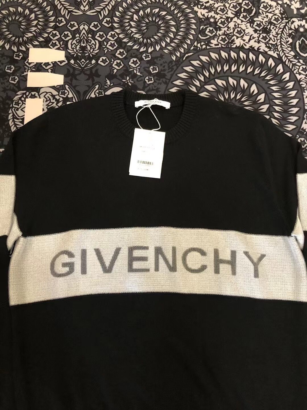 Givenchy Givenchy Logo Knit Wool Sweater L Size US L / EU 52-54 / 3 - 3 Thumbnail