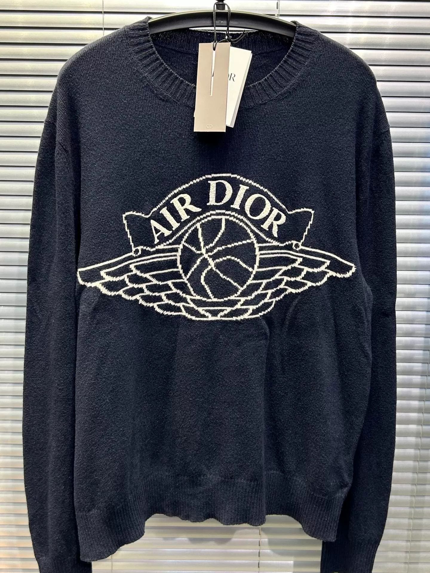 Dior Dior x Jordan Air Dior Cashmere Blend Sweater Size L Size US L / EU 52-54 / 3 - 4 Thumbnail