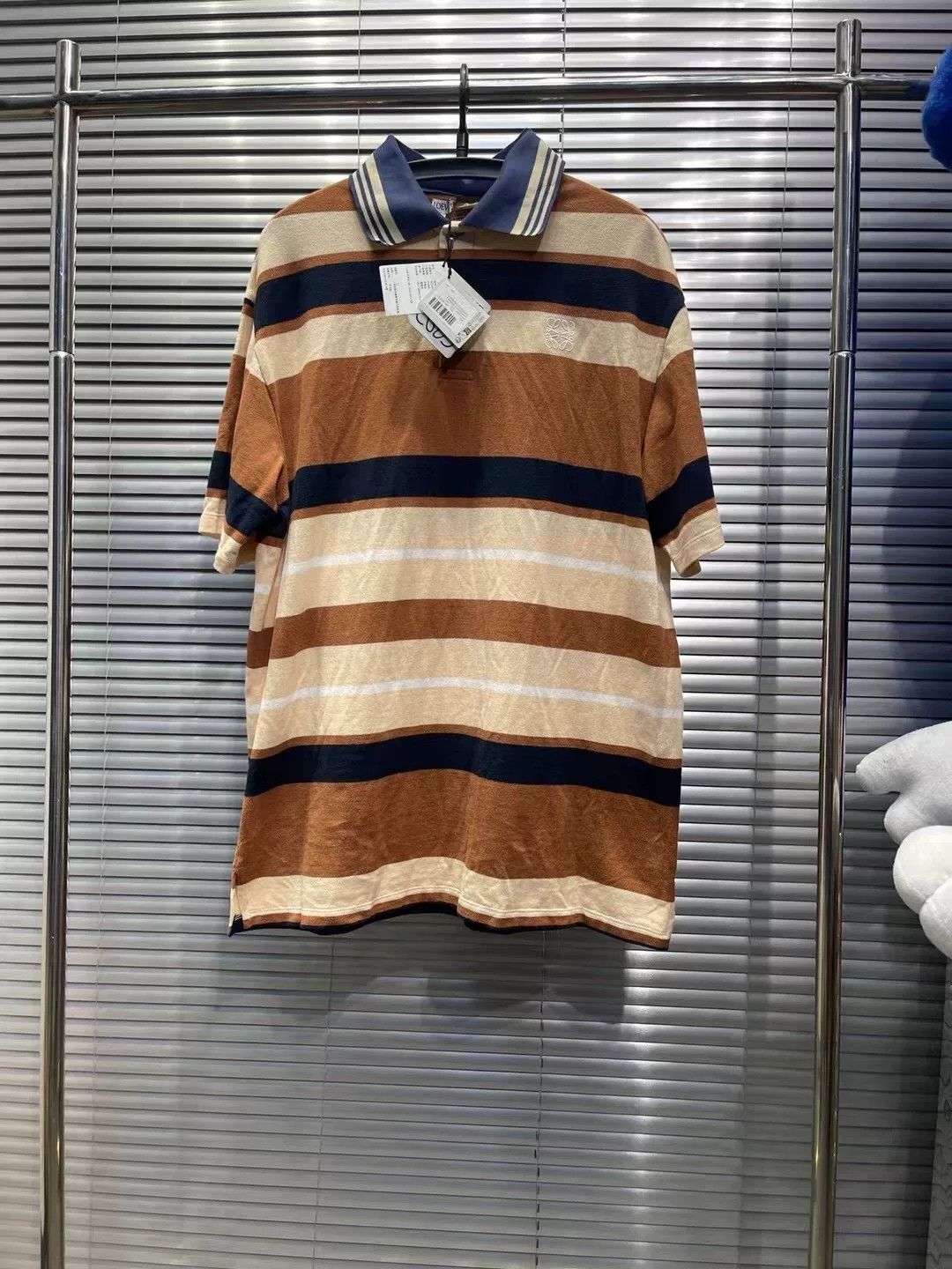 Loewe Loewe Striped Cotton Linen Polo S Size US S / EU 44-46 / 1 - 2 Thumbnail