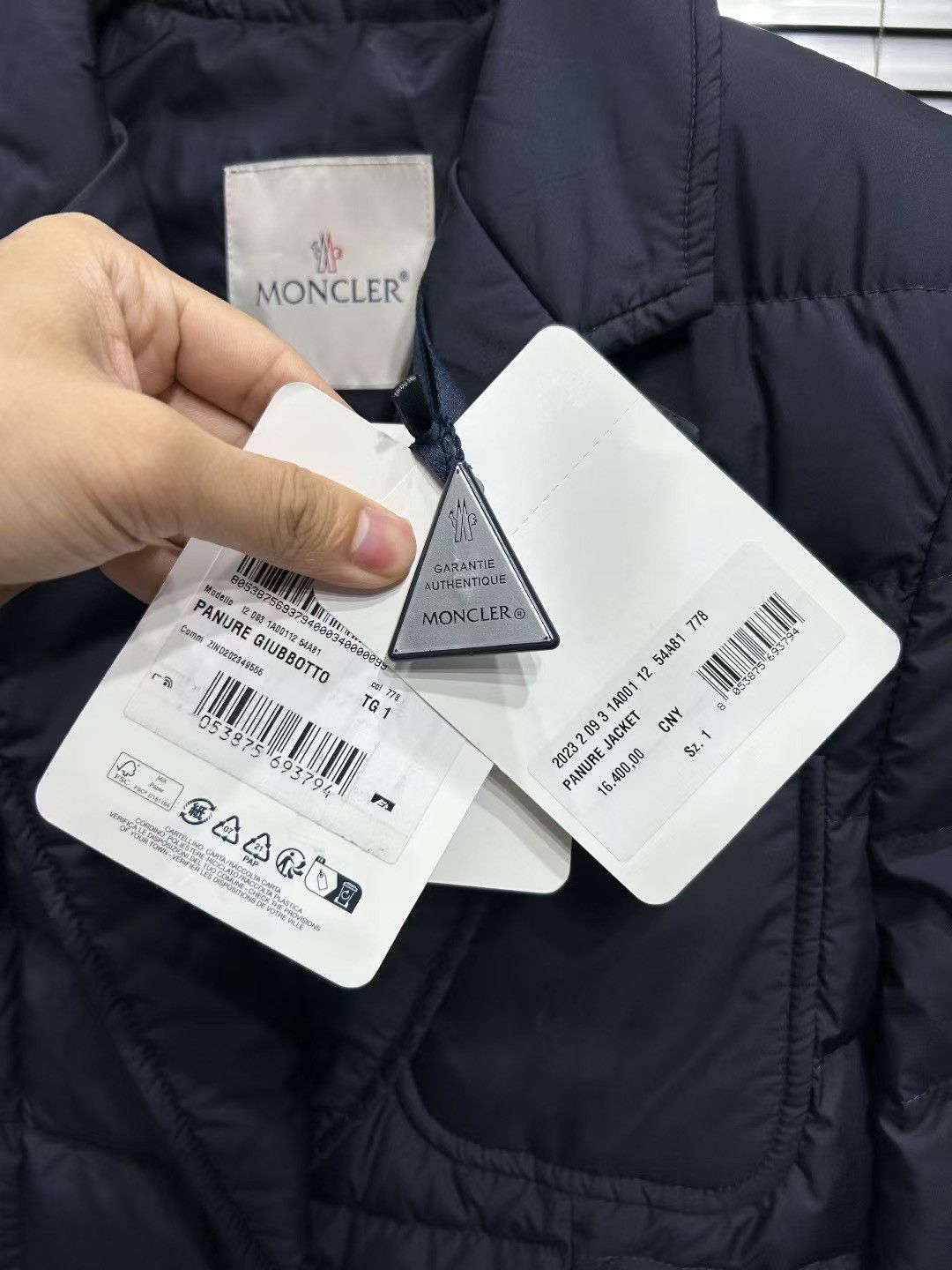 Moncler Moncler Navy Panure Down Blazer 1 Size S / US 4 / IT 40 - 4 Thumbnail