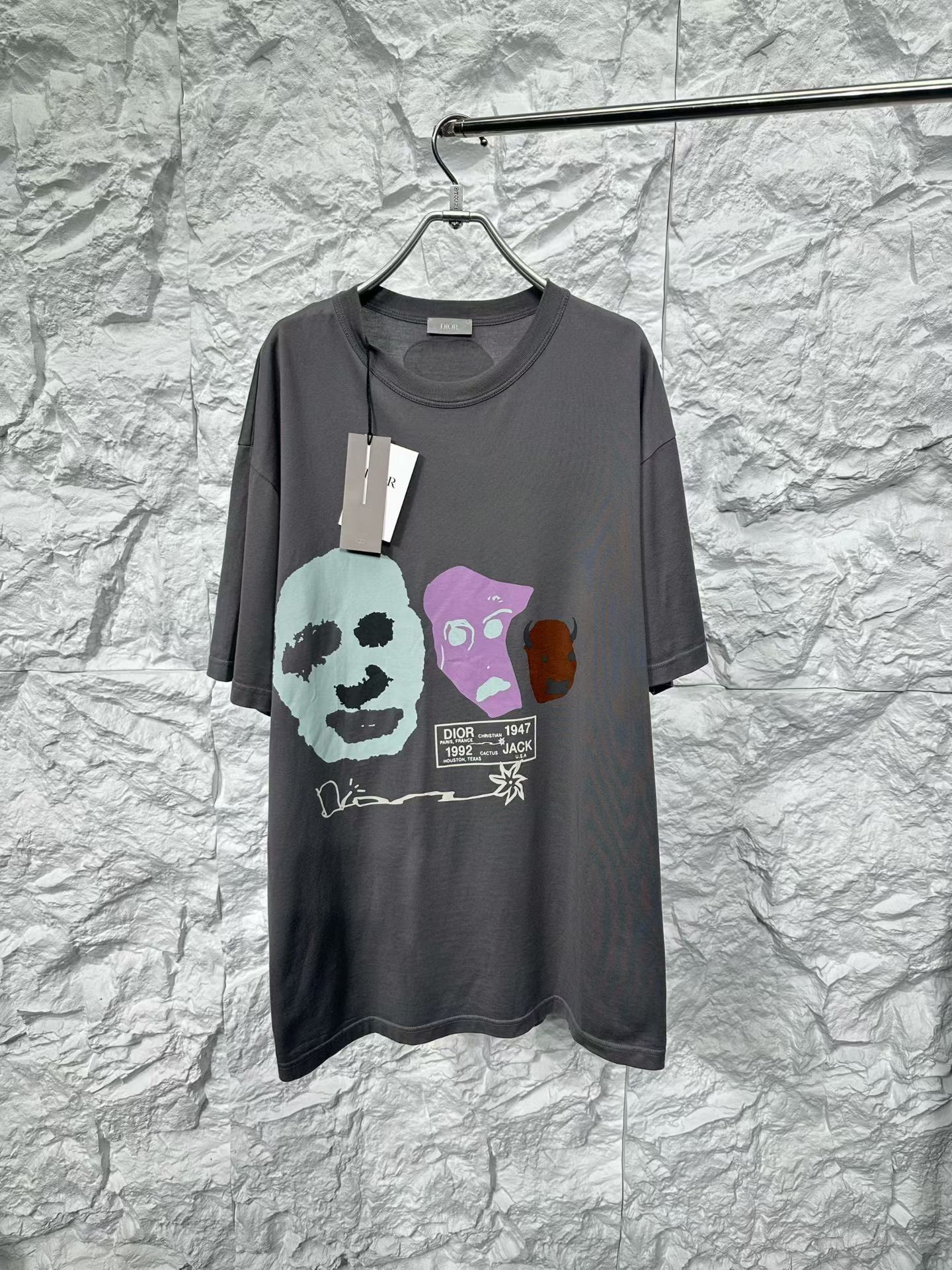 Dior Dior x Travis Scott Cactus Jack Print T-Shirt XL Size US XL / EU 56 / 4 - 2 Thumbnail