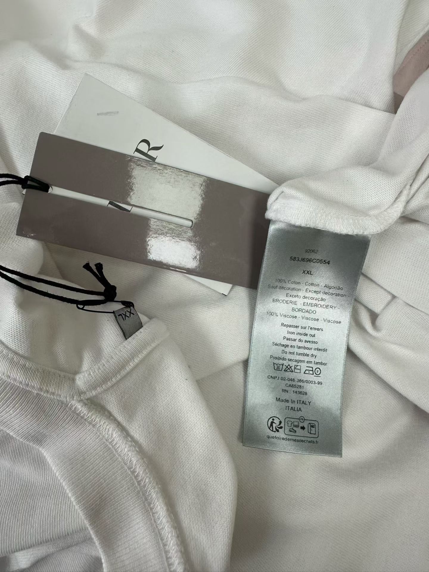 Dior Dior Embroidered Cat Logo T-Shirt XXL Size US XXL / EU 58 / 5 - 5 Thumbnail