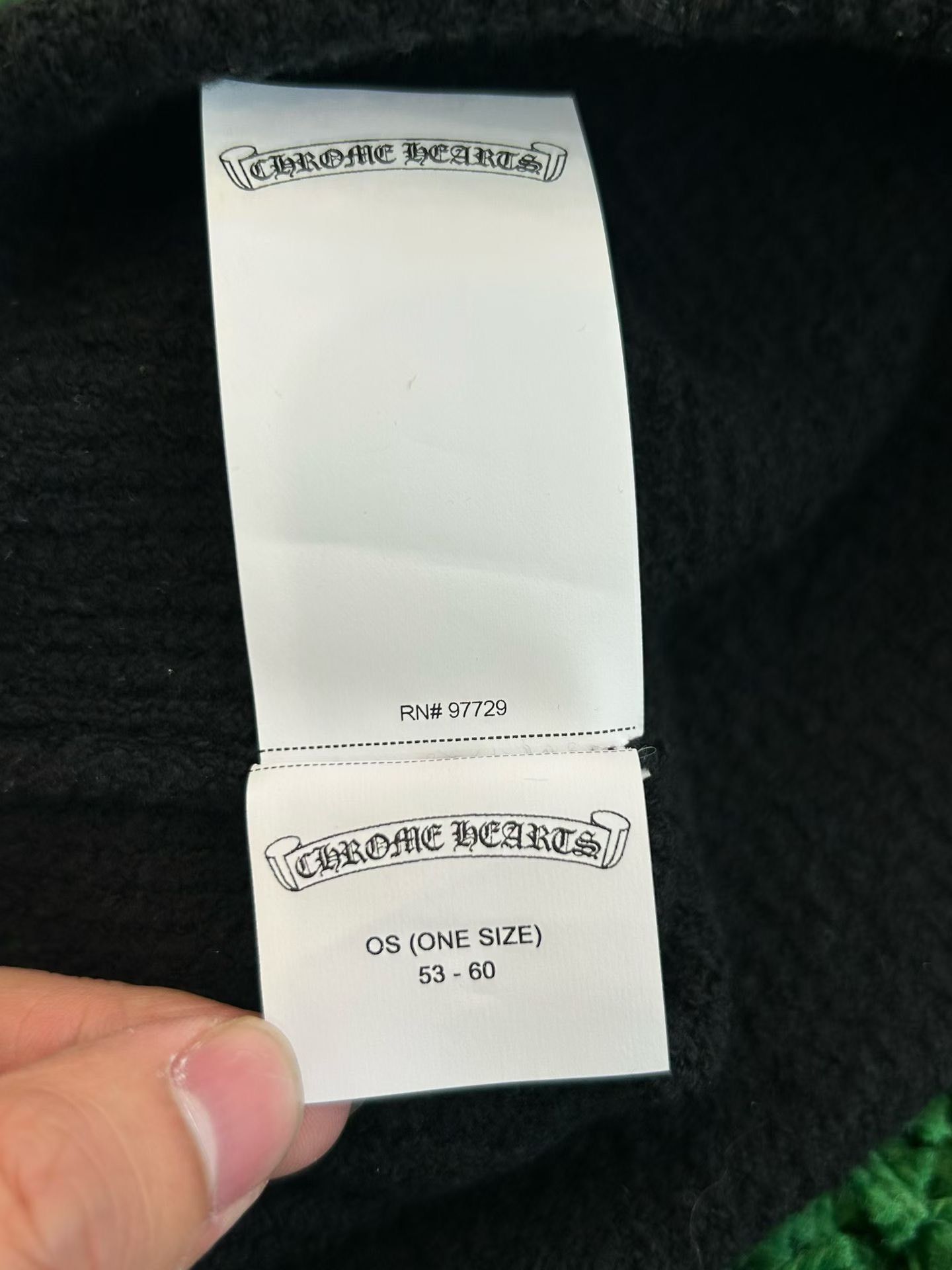 Chrome Hearts Chrome Hearts Horsehair Cross Patch Beanie OS Size ONE SIZE - 6 Thumbnail