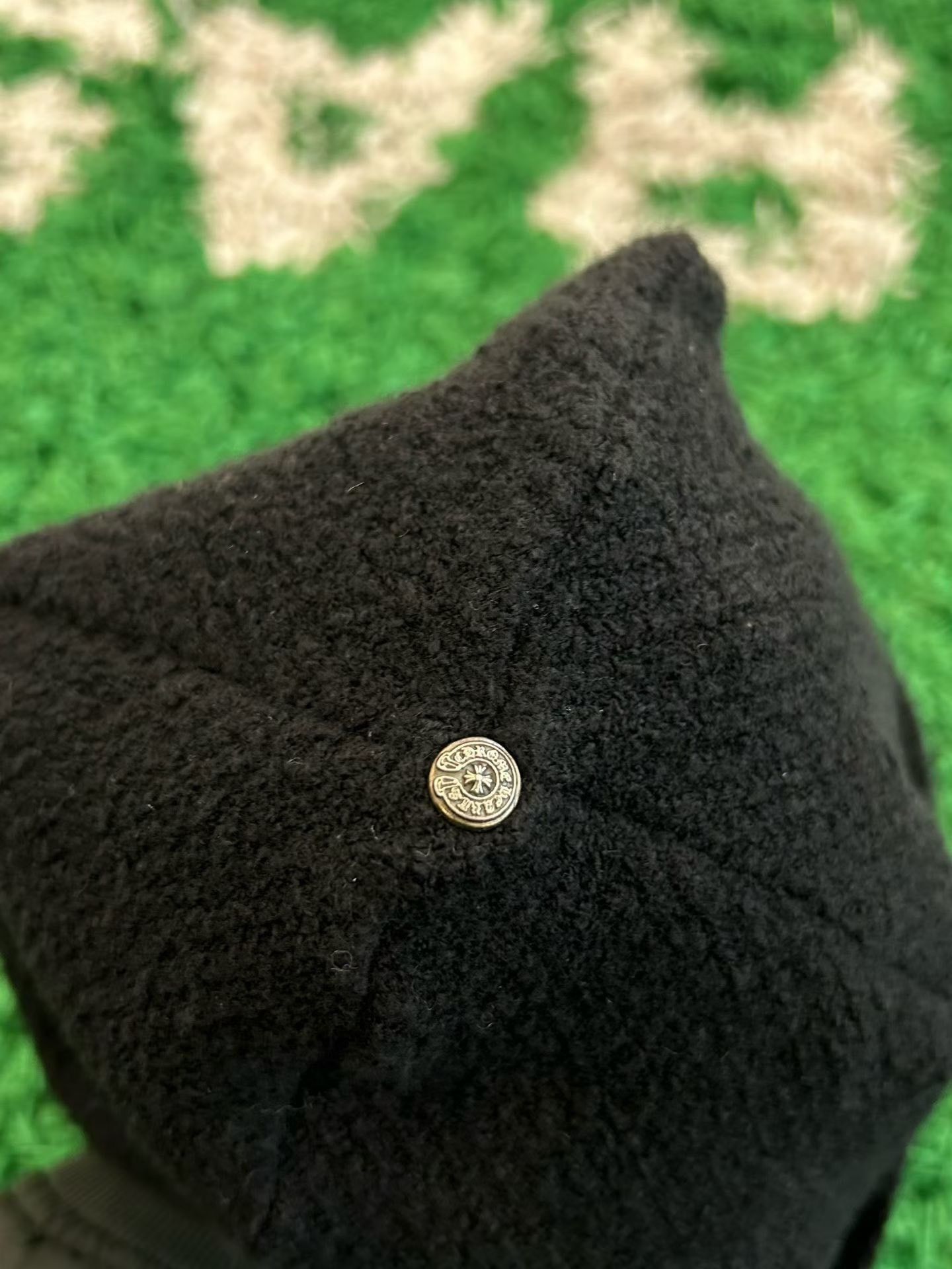 Chrome Hearts Chrome Hearts Horsehair Cross Patch Beanie OS Size ONE SIZE - 5 Thumbnail
