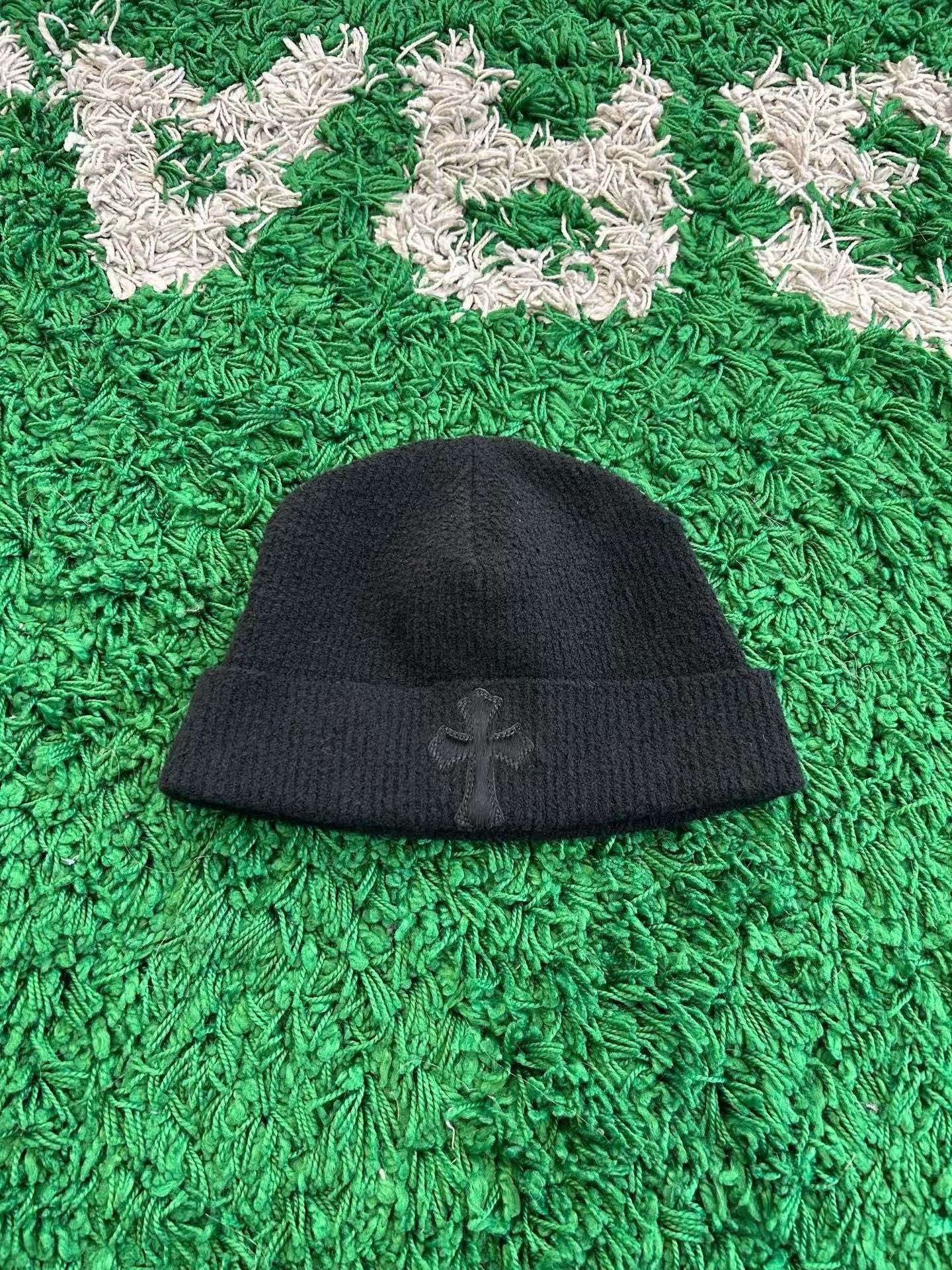 Chrome Hearts Chrome Hearts Horsehair Cross Patch Beanie OS Size ONE SIZE - 2 Thumbnail