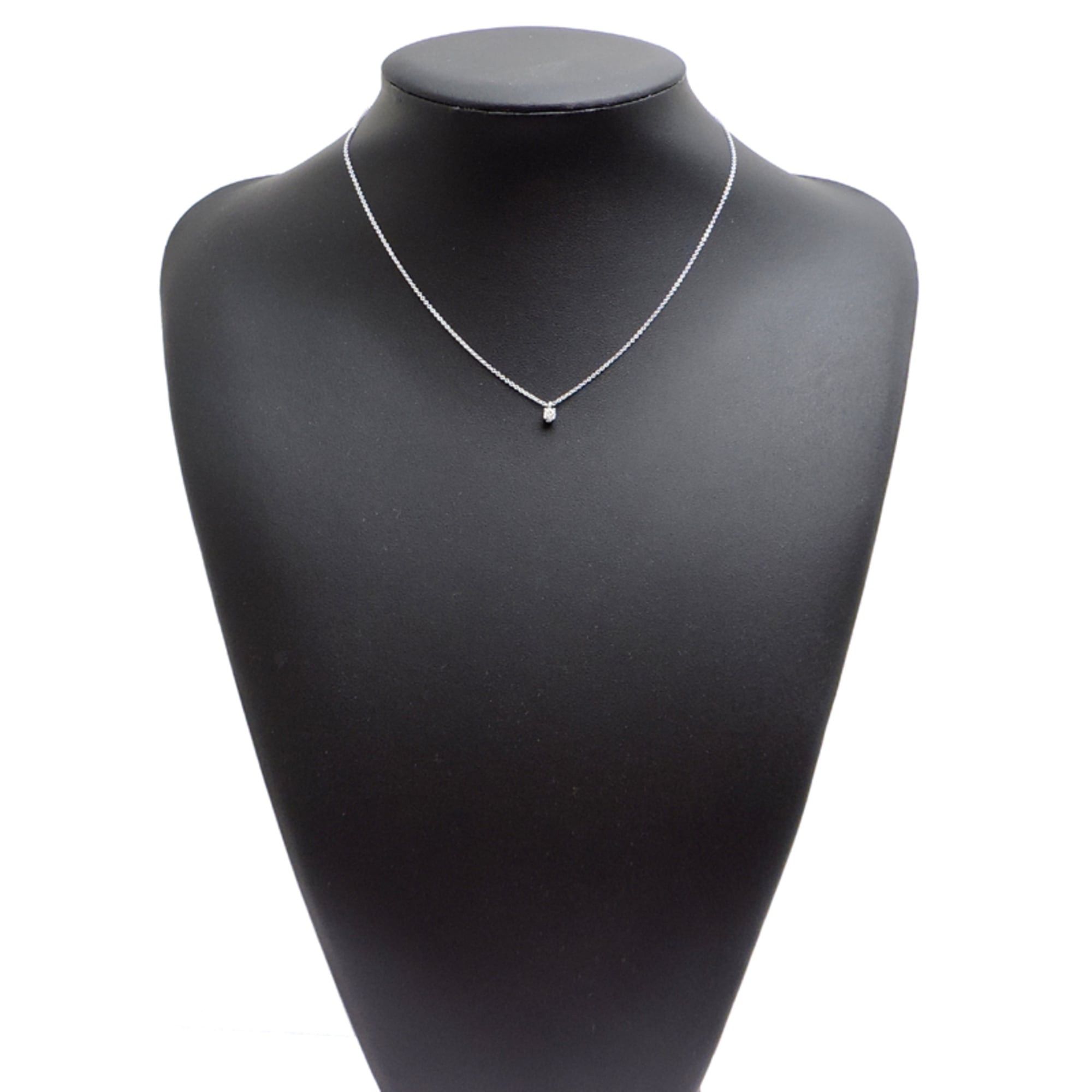 Tiffany & Co. Tiffany & Co. Solitaire Diamond Necklace for Women, Platinum 950 Size ONE SIZE - 7 Thumbnail