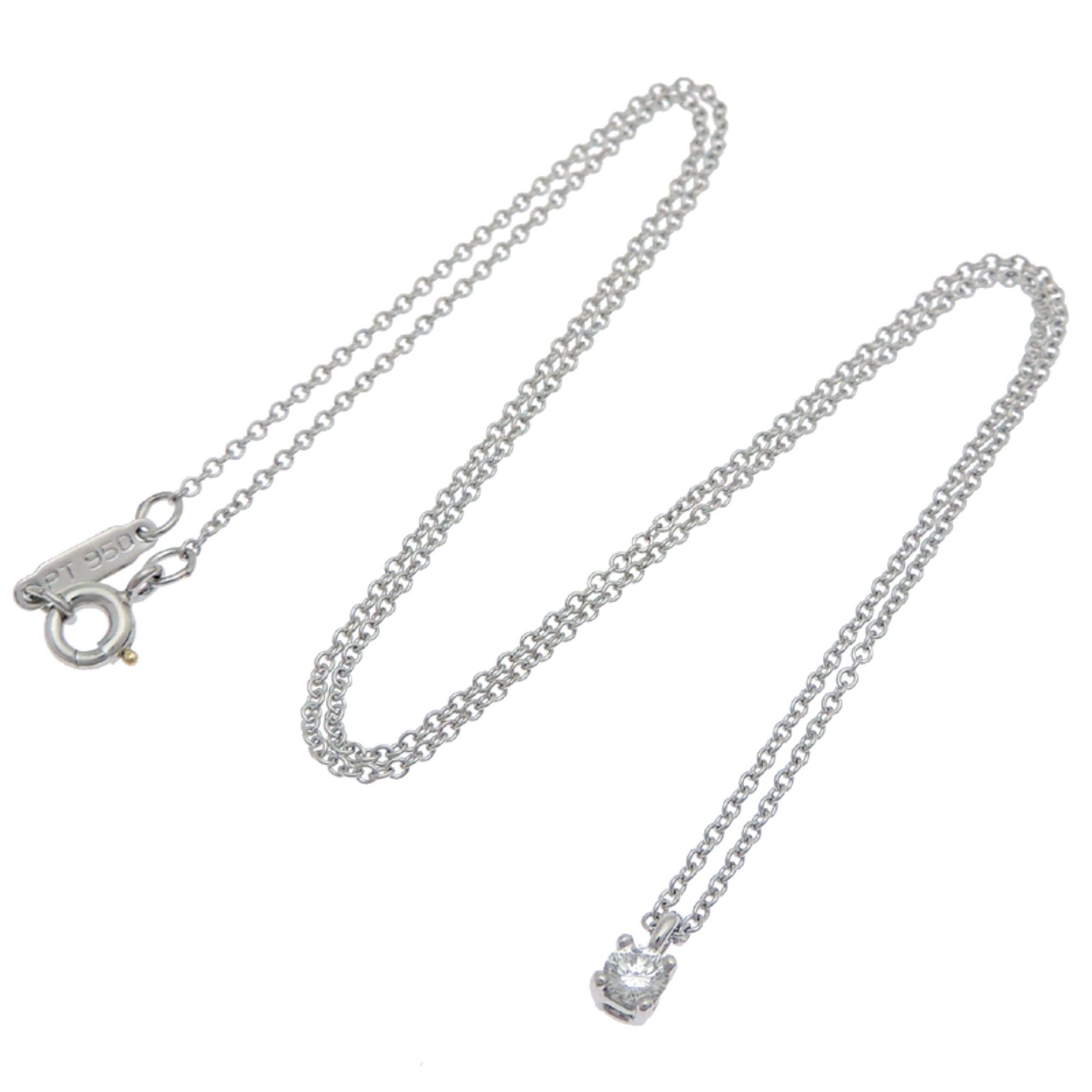 Tiffany & Co. Tiffany & Co. Solitaire Diamond Necklace for Women, Platinum 950 Size ONE SIZE - 6 Thumbnail