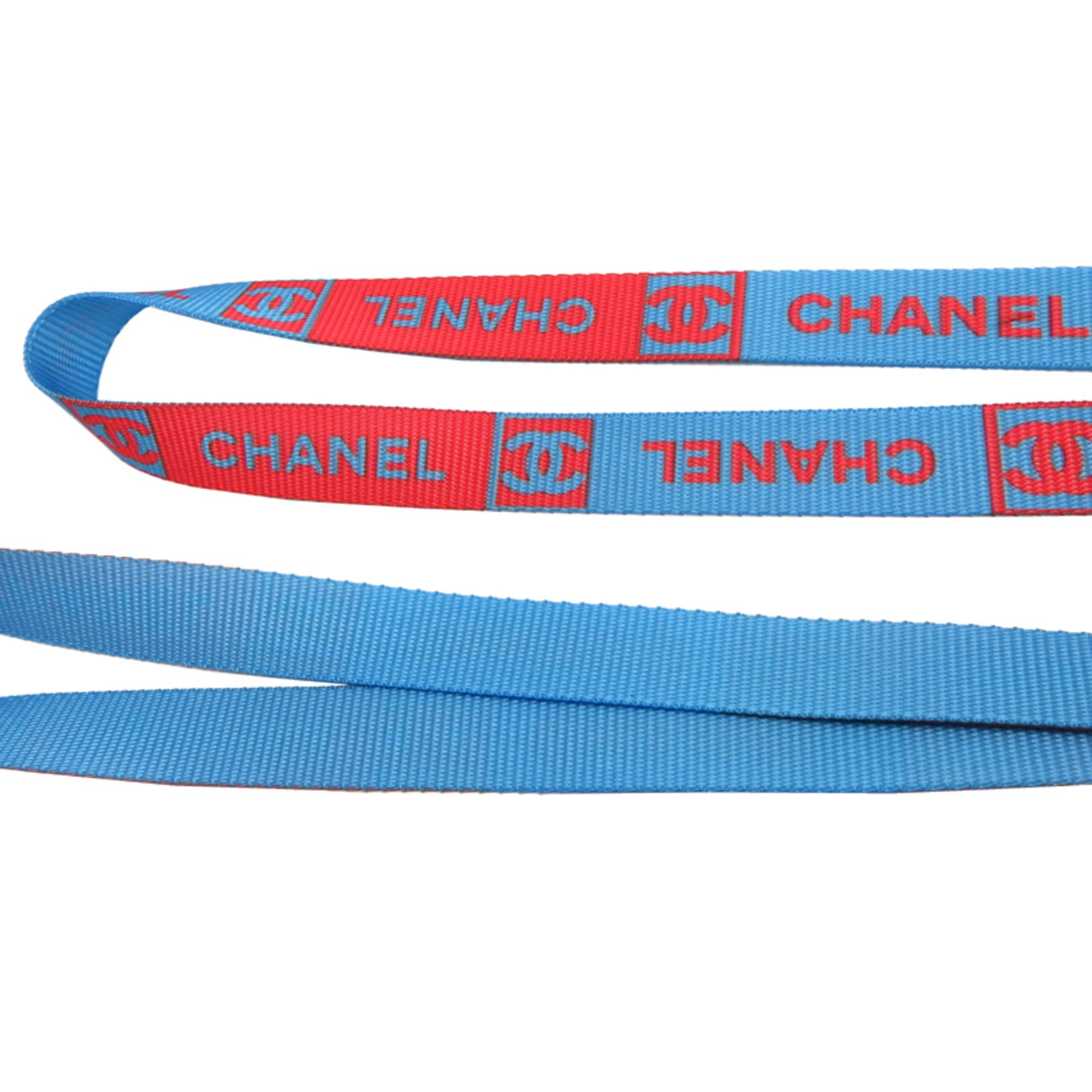Chanel Chanel Coco Mark Strap, Women's/Men's, Nylon, Blue Size ONE SIZE - 5 Thumbnail