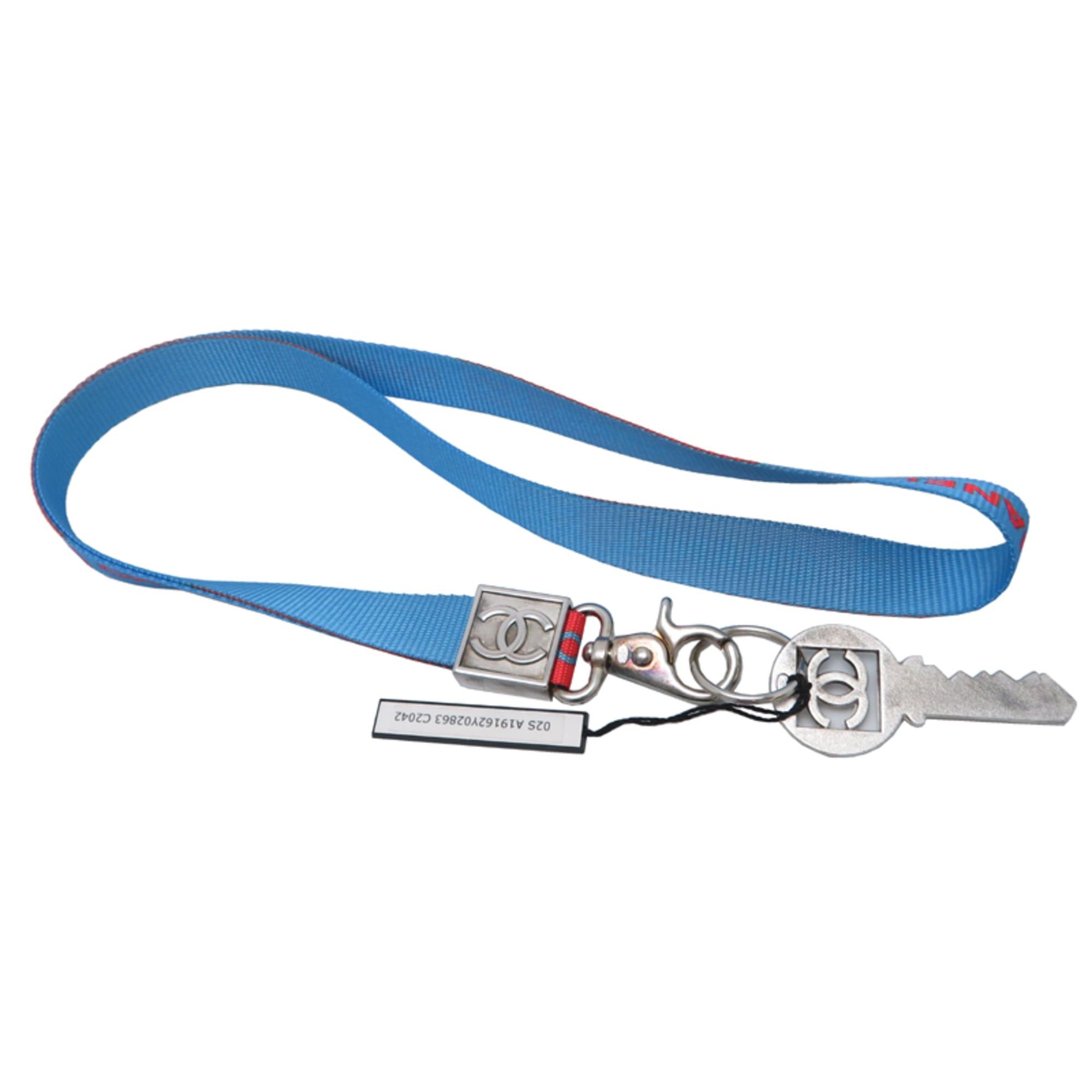 Chanel Chanel Coco Mark Strap, Women's/Men's, Nylon, Blue Size ONE SIZE - 2 Thumbnail