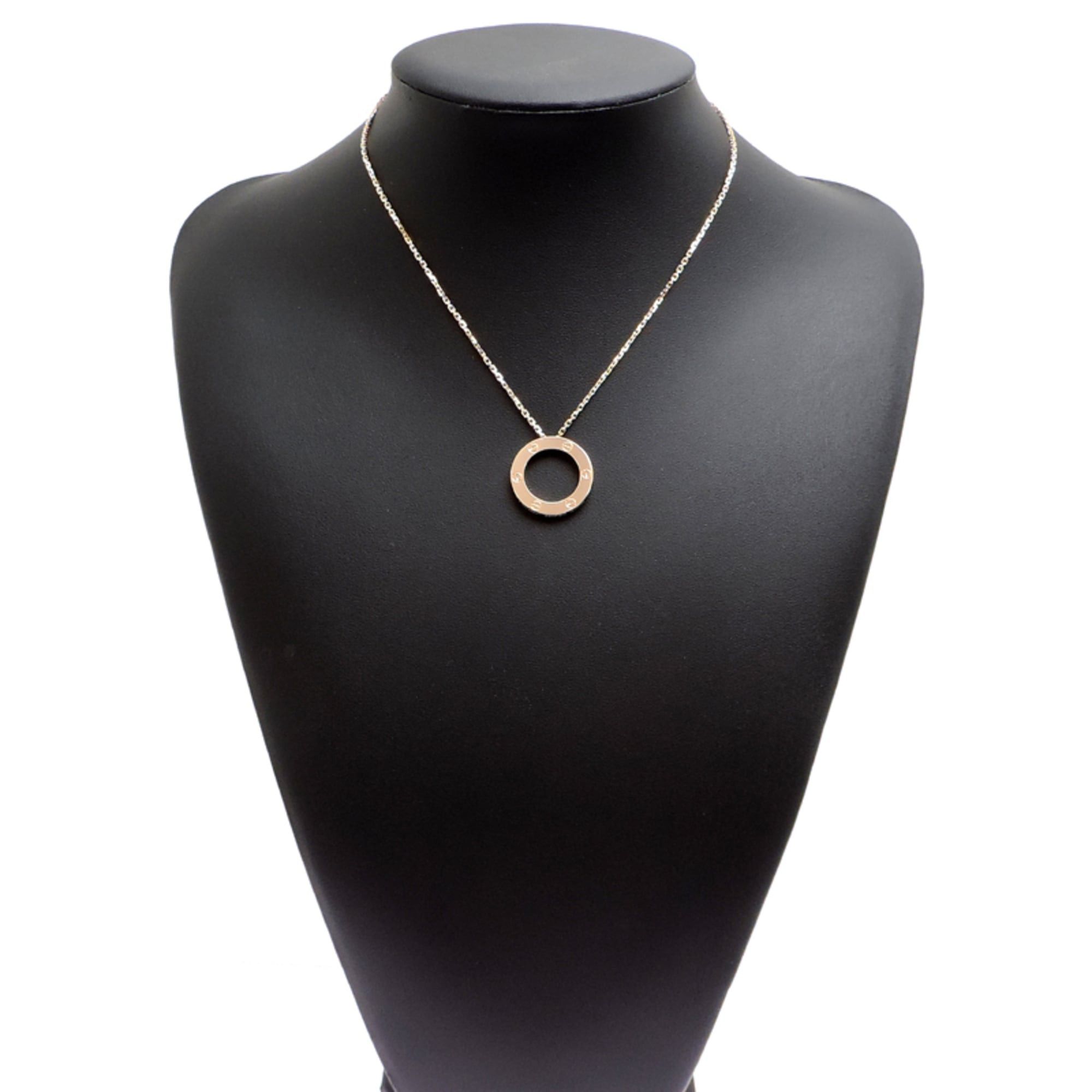 Cartier Cartier Love Circle Necklace (B7014200, 750 Pink Gold), purchased in 2025. Size ONE SIZE - 8 Thumbnail