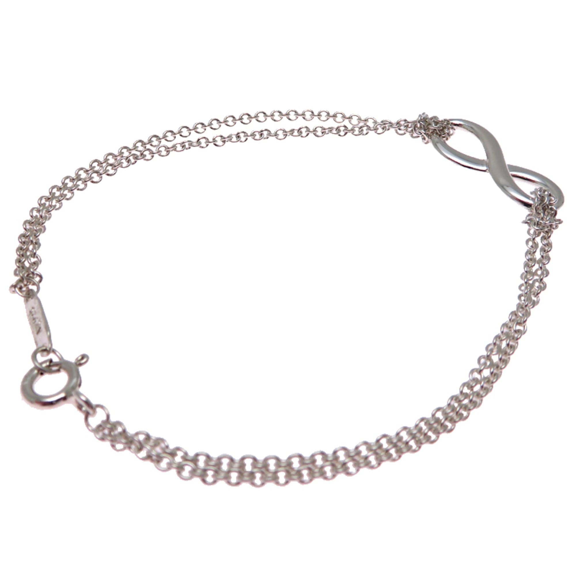 Tiffany & Co. Tiffany & Co. Infinity Double Chain Women's Bracelet, Sterling Silver 925 Size ONE SIZE - 3 Thumbnail