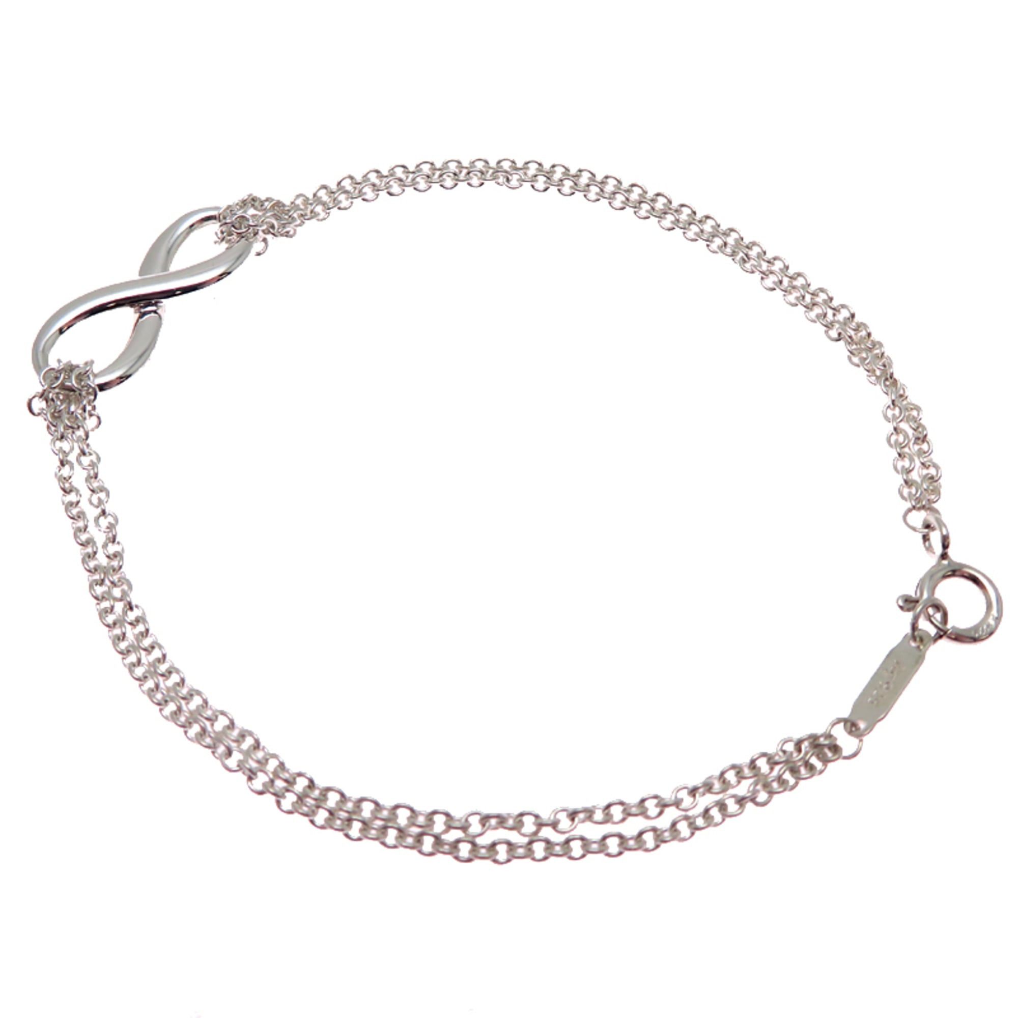 Tiffany & Co. Tiffany & Co. Infinity Double Chain Women's Bracelet, Sterling Silver 925 Size ONE SIZE - 2 Thumbnail