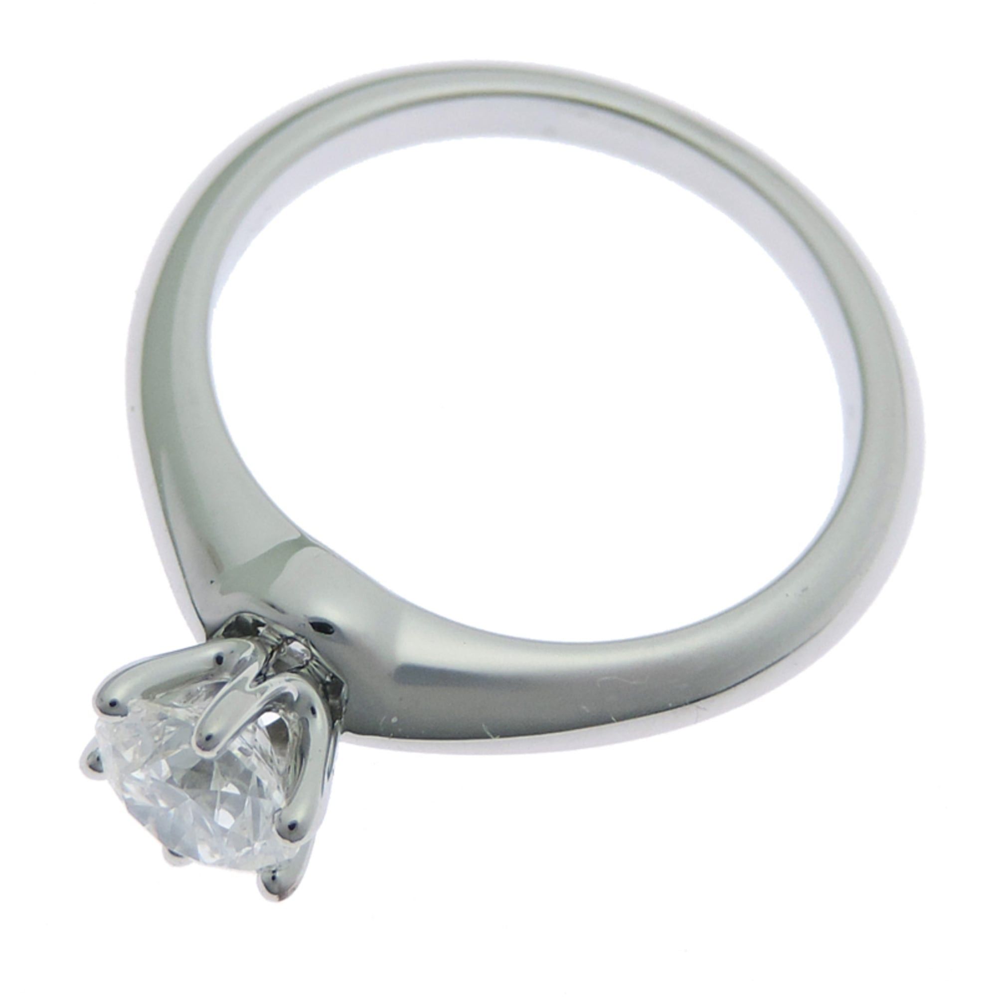 Tiffany & Co. Tiffany & Co. Solitaire 0.61ct Diamond Women's Ring, Platinum 950 Size ONE SIZE - 2 Thumbnail