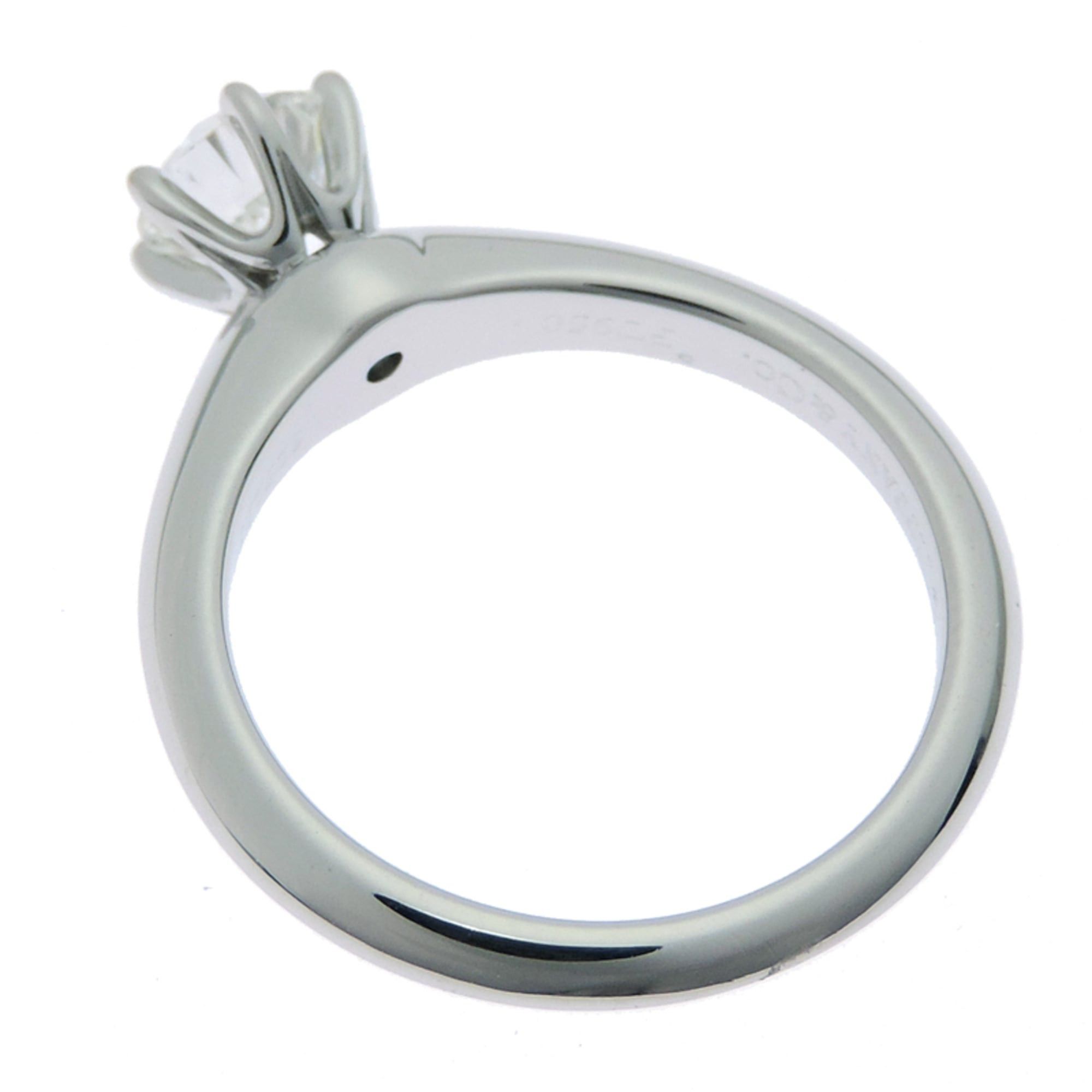 Tiffany & Co. Tiffany & Co. Solitaire 0.61ct Diamond Women's Ring, Platinum 950 Size ONE SIZE - 3 Thumbnail
