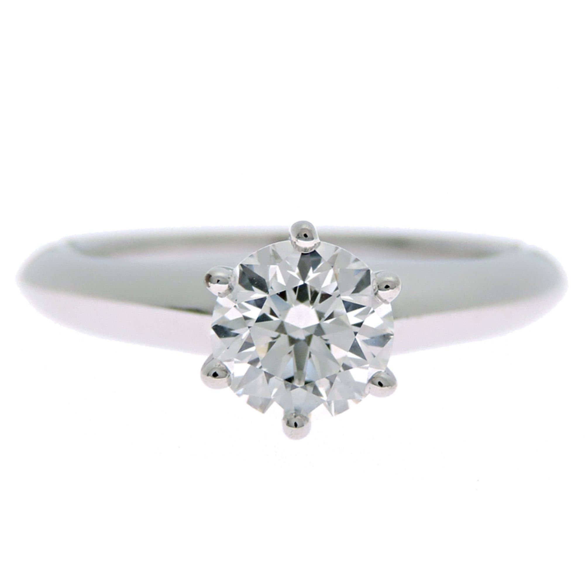 Tiffany & Co. Tiffany & Co. Solitaire 0.61ct Diamond Women's Ring, Platinum 950 Size ONE SIZE - 4 Thumbnail