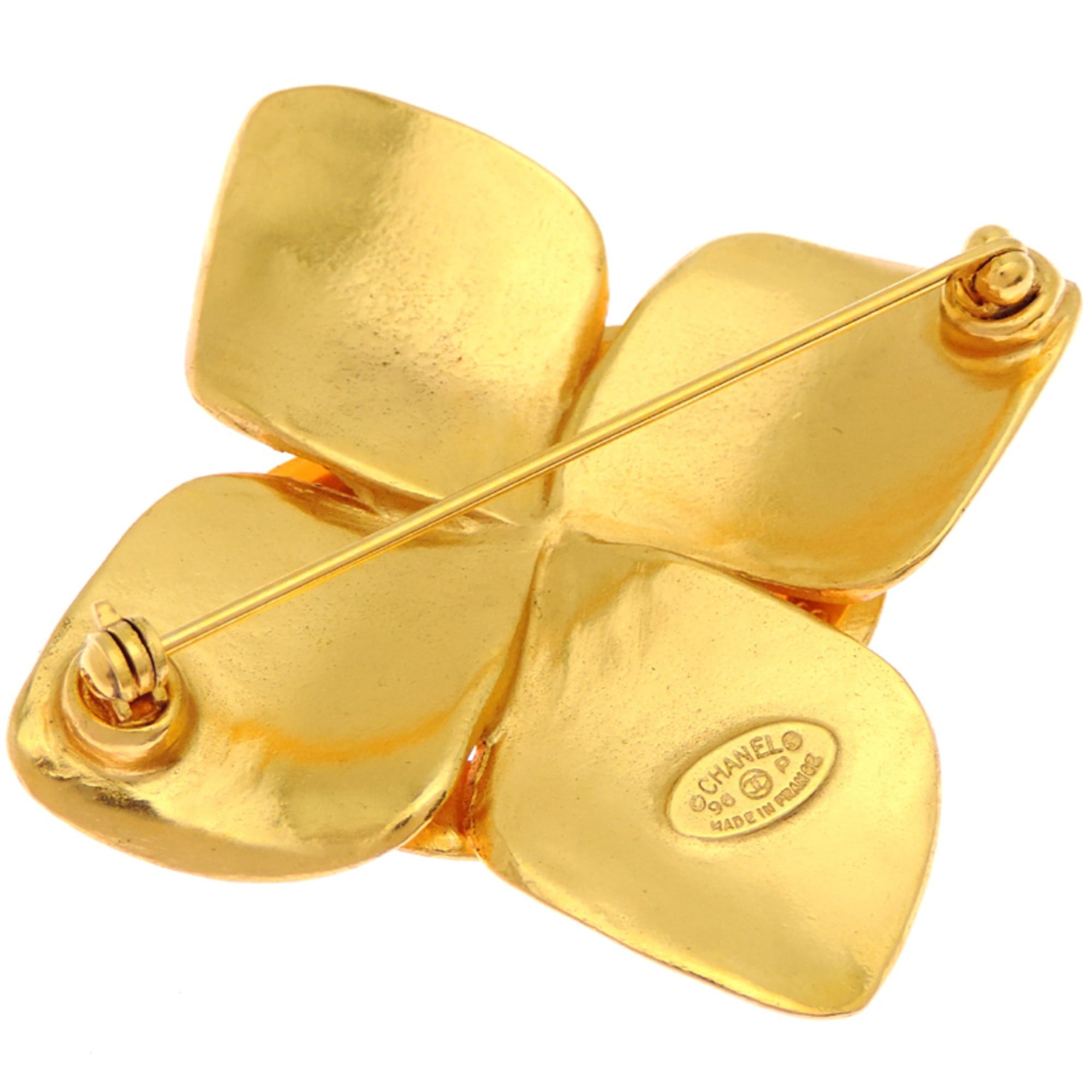 Chanel Chanel Coco Mark Women's Brooch GP Size ONE SIZE - 3 Thumbnail