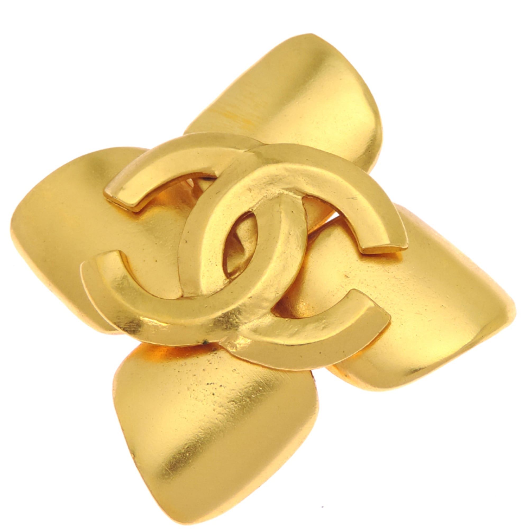 Chanel Chanel Coco Mark Women's Brooch GP Size ONE SIZE - 2 Thumbnail