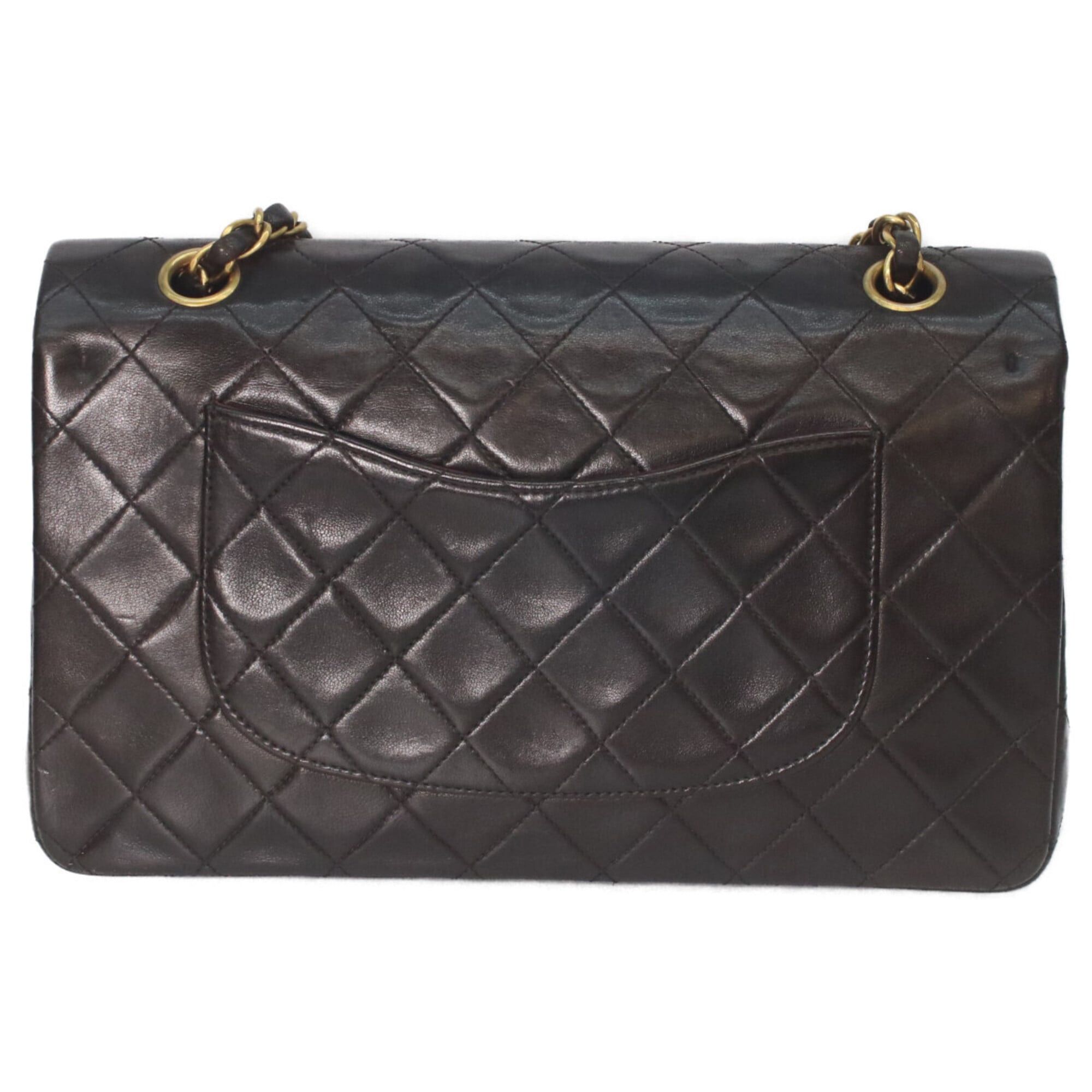 Chanel CHANEL A01112 Black Lambskin Gold Hardware Matelassé 25 Shoulder Bag for Women Size ONE SIZE - 3 Thumbnail