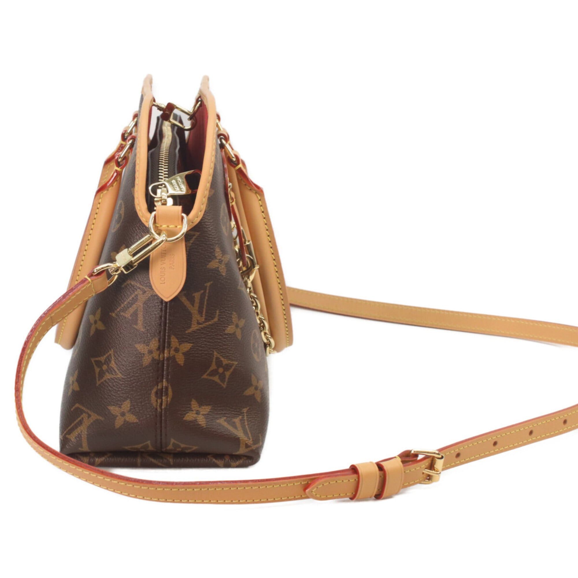 Louis Vuitton LOUIS VUITTON M15208 Monogram Evermore PM Shoulder Bag, Brown with Gold Hardware, Women's Size ONE SIZE - 4 Thumbnail
