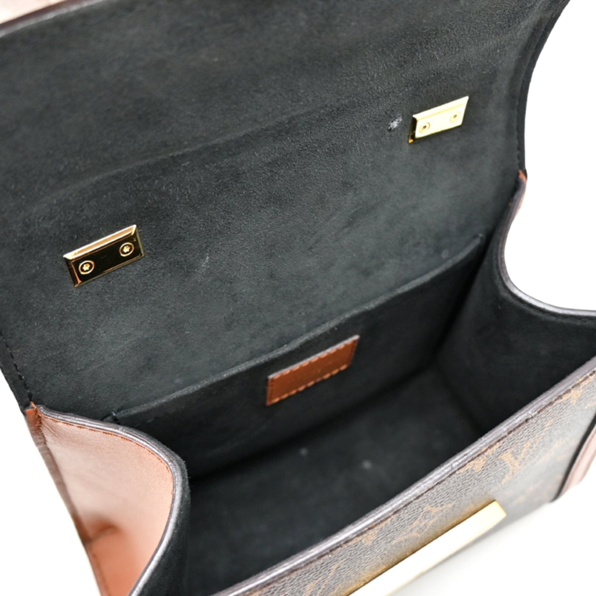 Louis Vuitton Louis Vuitton Dauphine Capital Women's Shoulder Bag M46751 (Discontinued) Monogram Reverse (Brown) Size ONE SIZE - 6 Thumbnail