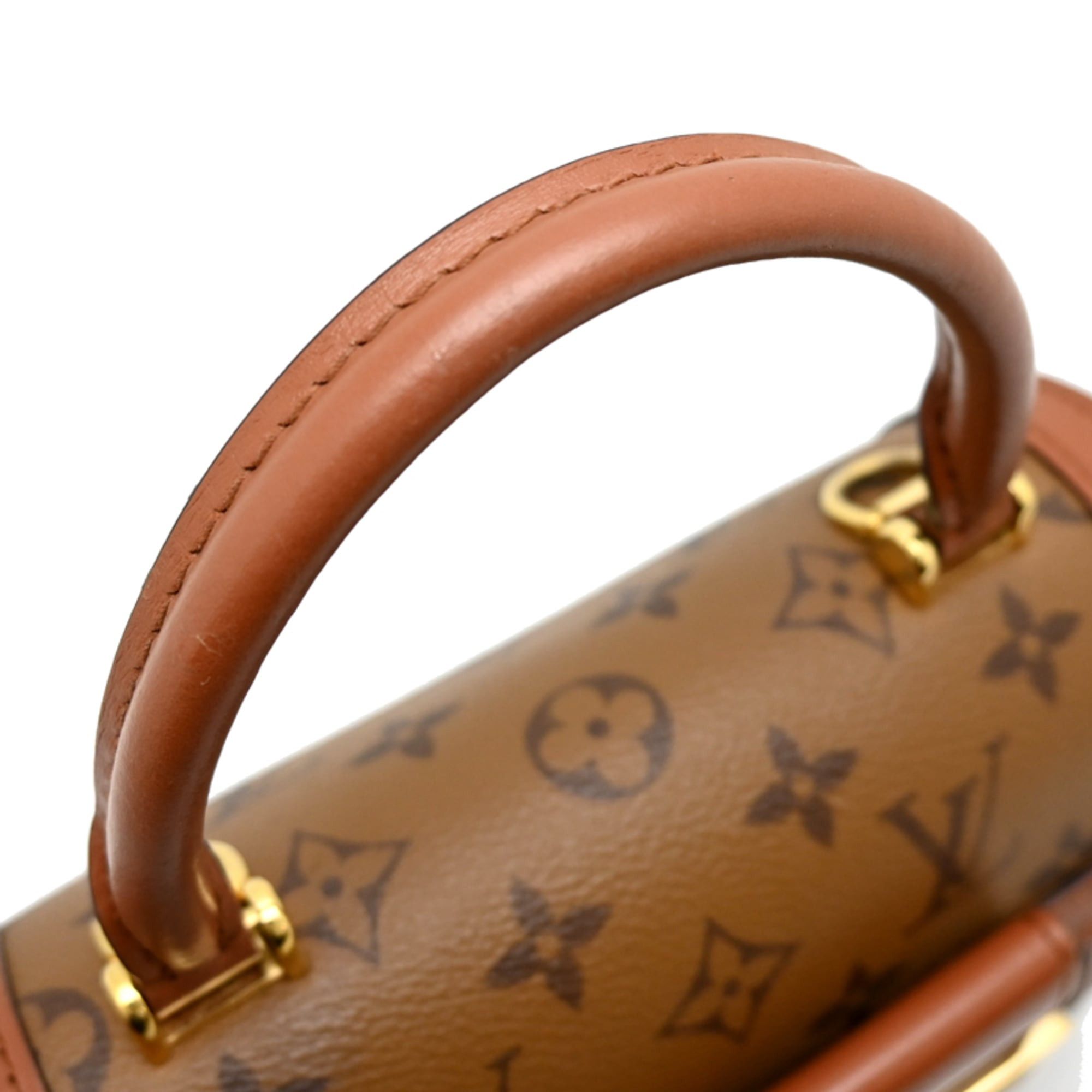 Louis Vuitton Louis Vuitton Dauphine Capital Women's Shoulder Bag M46751 (Discontinued) Monogram Reverse (Brown) Size ONE SIZE - 5 Thumbnail