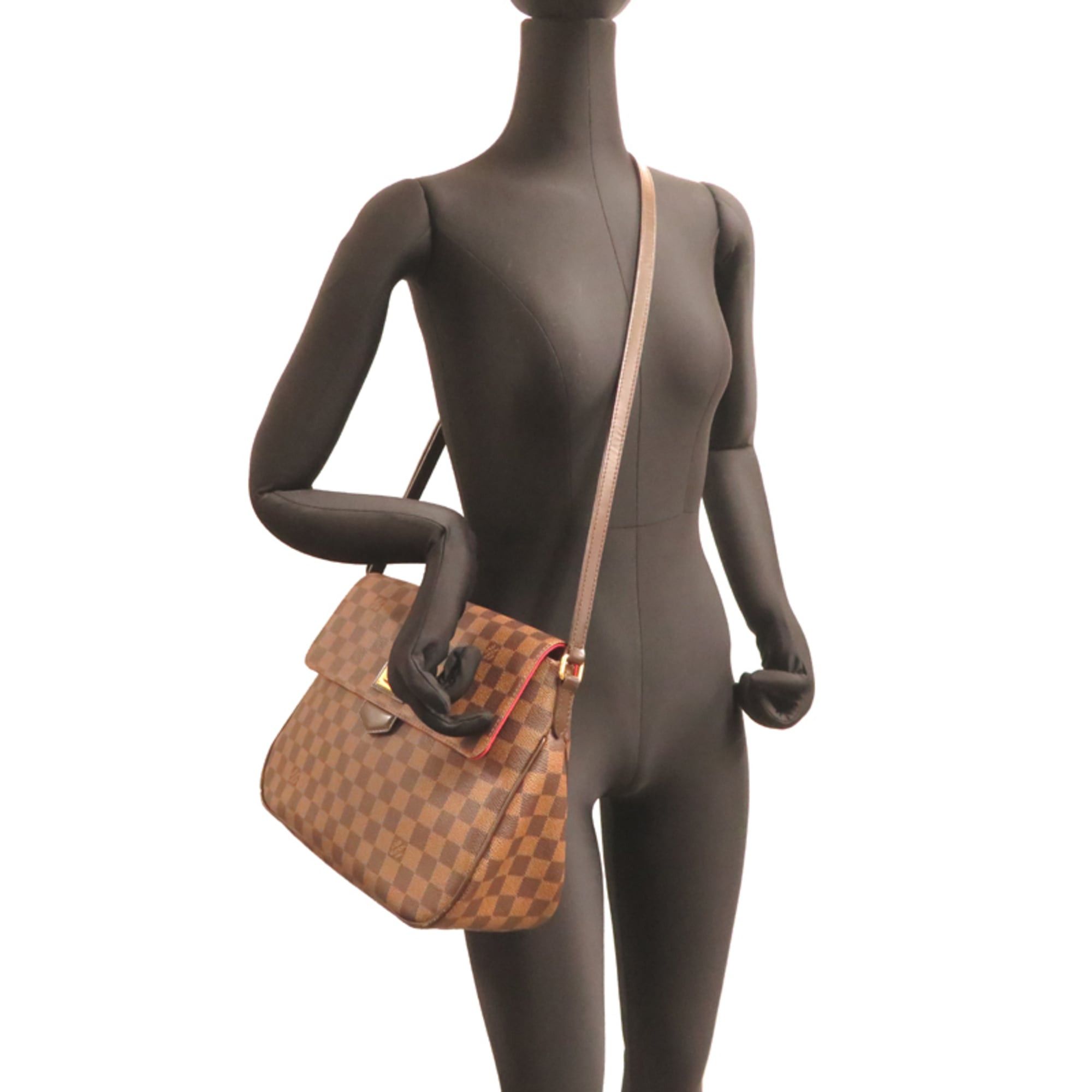 Louis Vuitton Louis Vuitton Buzas Rosebury Women's Shoulder Bag N41178 Damier Brown Size ONE SIZE - 9 Thumbnail