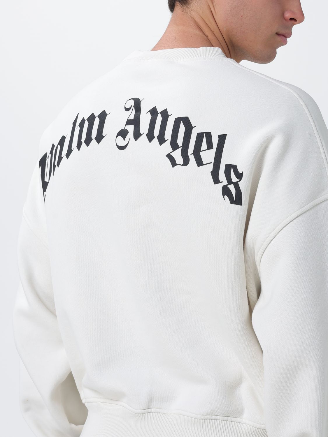 Palm Angels Palm Angels Sweatshirt Men White Size US M / EU 48-50 / 2 - 3 Thumbnail