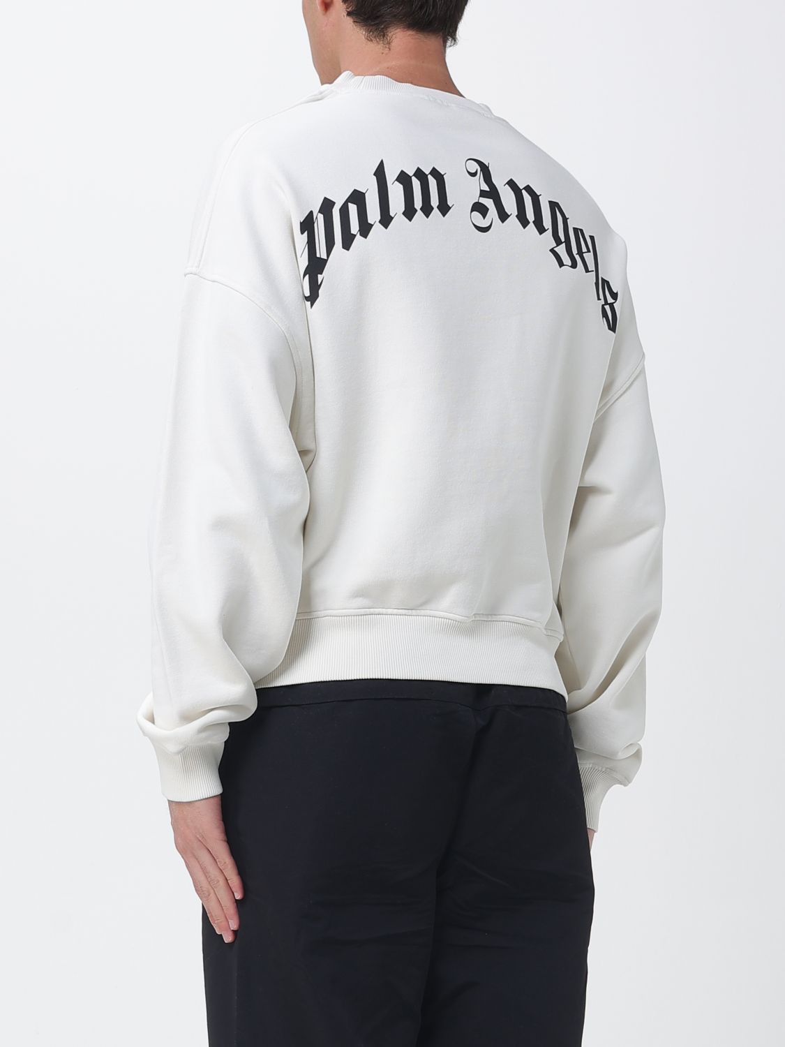 Palm Angels Palm Angels Sweatshirt Men White Size US XS / EU 42 / 0 - 2 Thumbnail