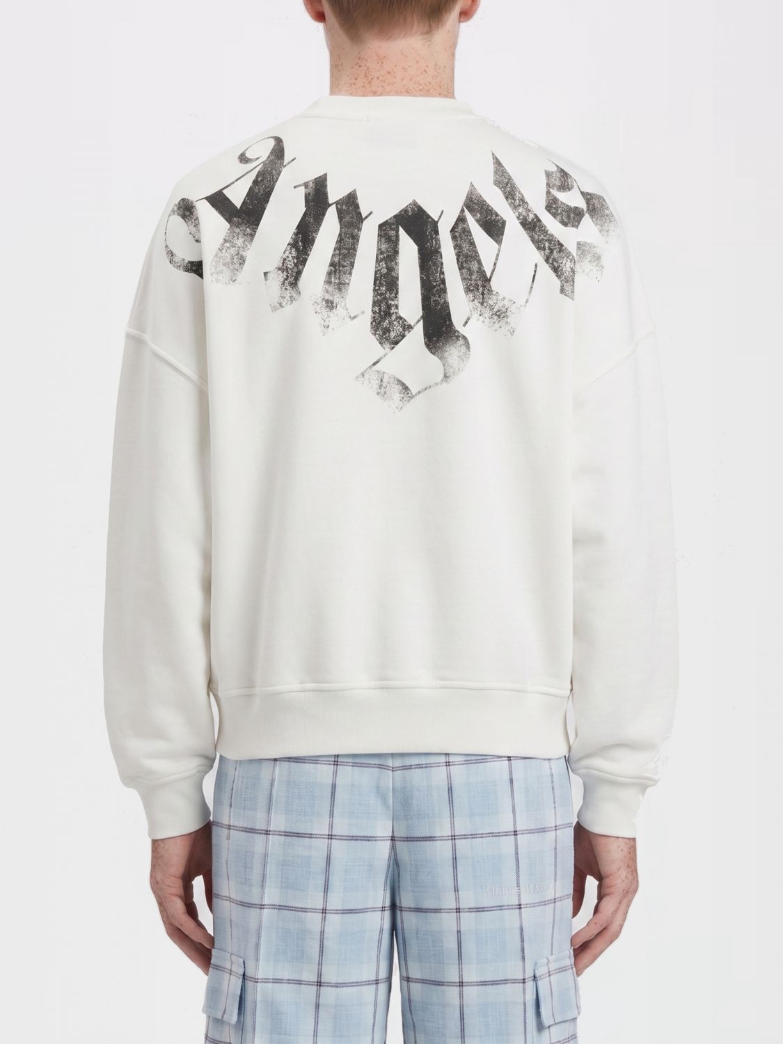 Palm Angels Palm Angels Sweatshirt Men White Size US L / EU 52-54 / 3 - 2 Thumbnail