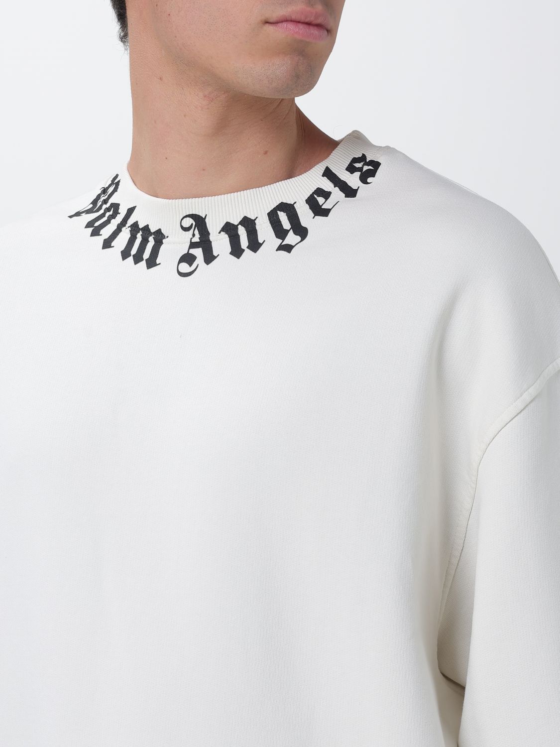 Palm Angels Palm Angels Sweatshirt Men White Size US M / EU 48-50 / 2 - 3 Thumbnail