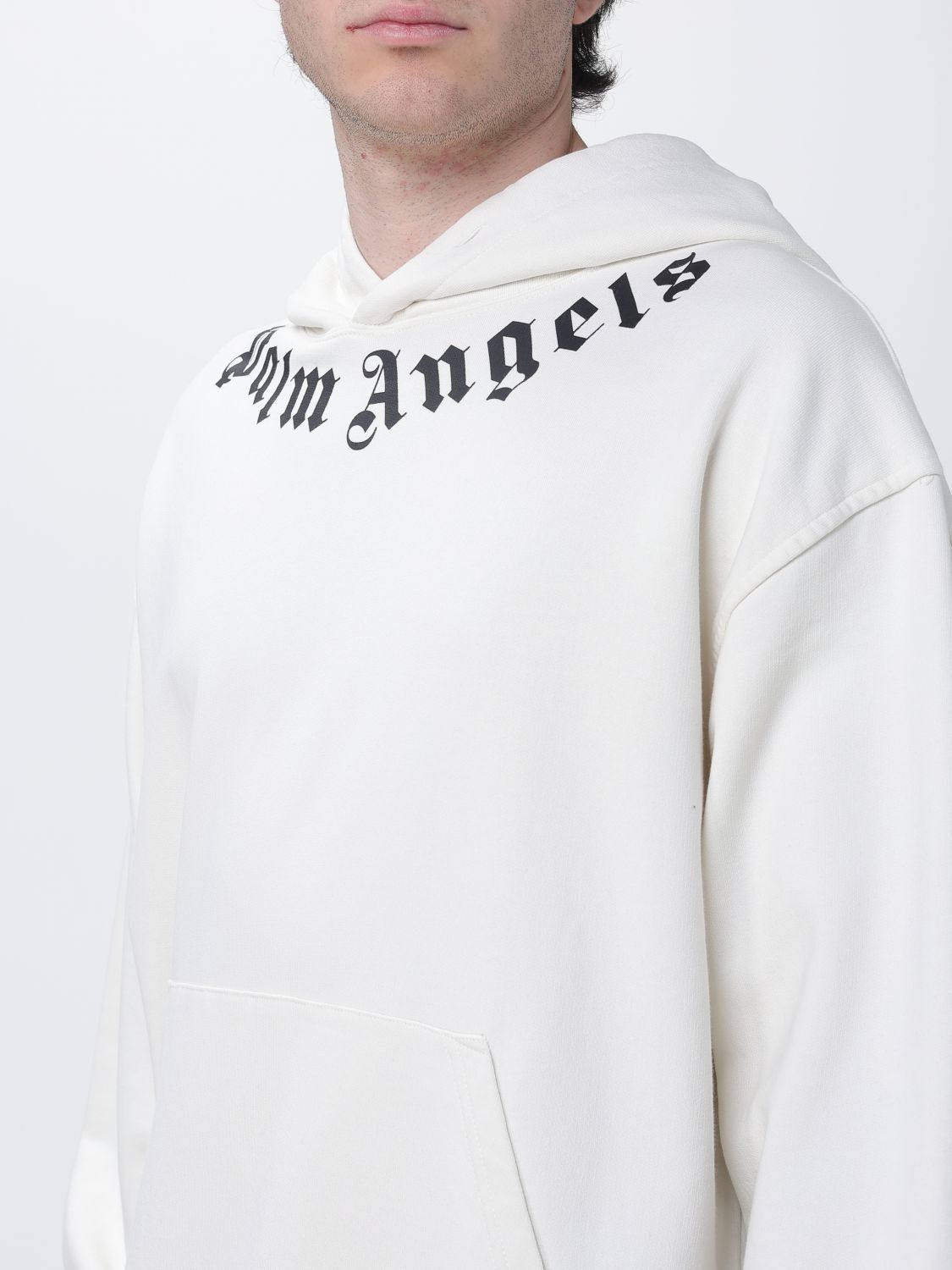 Palm Angels Palm Angels Sweatshirt Men White Size US L / EU 52-54 / 3 - 3 Thumbnail