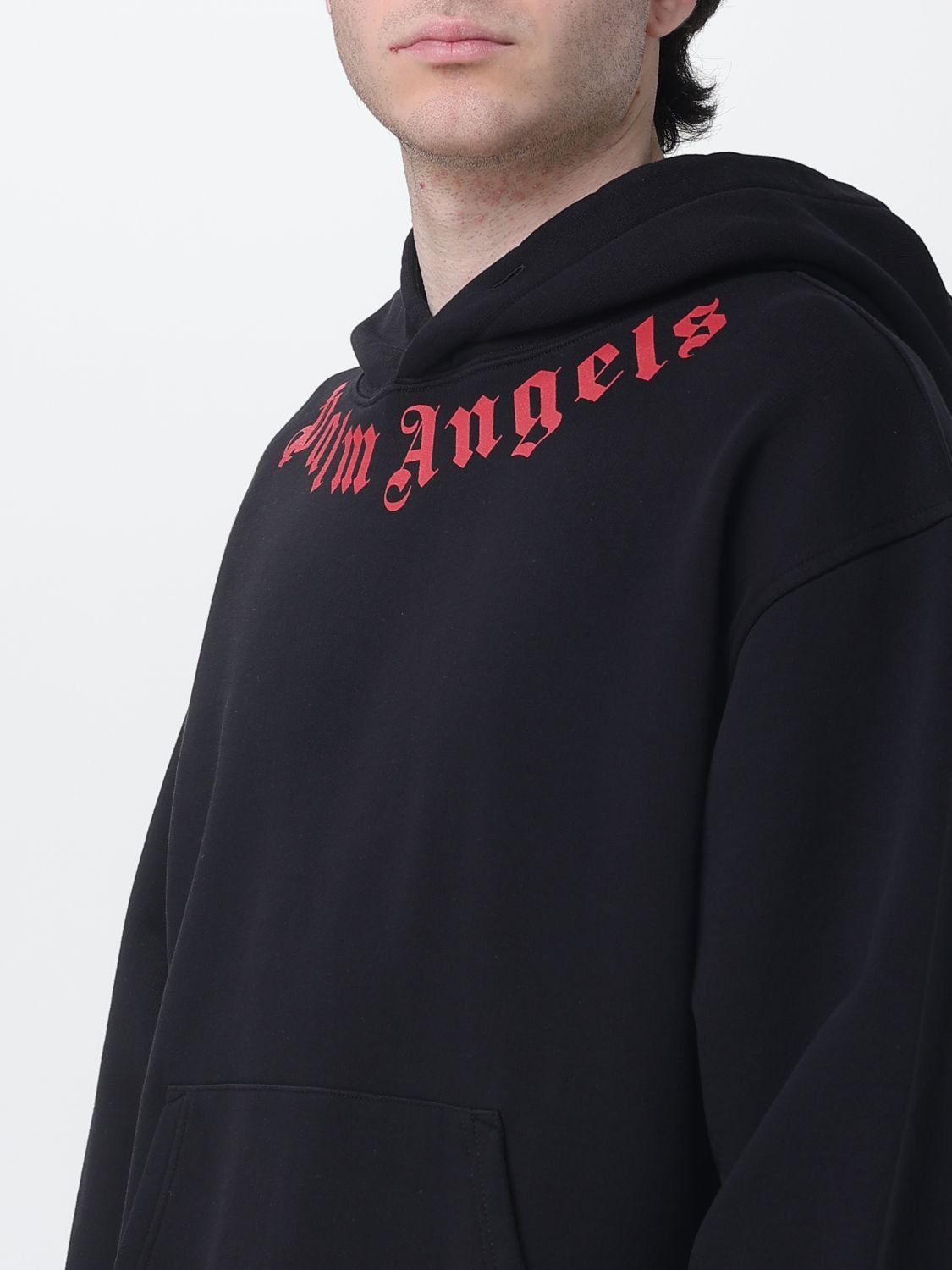 Palm Angels Palm Angels Sweatshirt Men Black Size US L / EU 52-54 / 3 - 3 Thumbnail