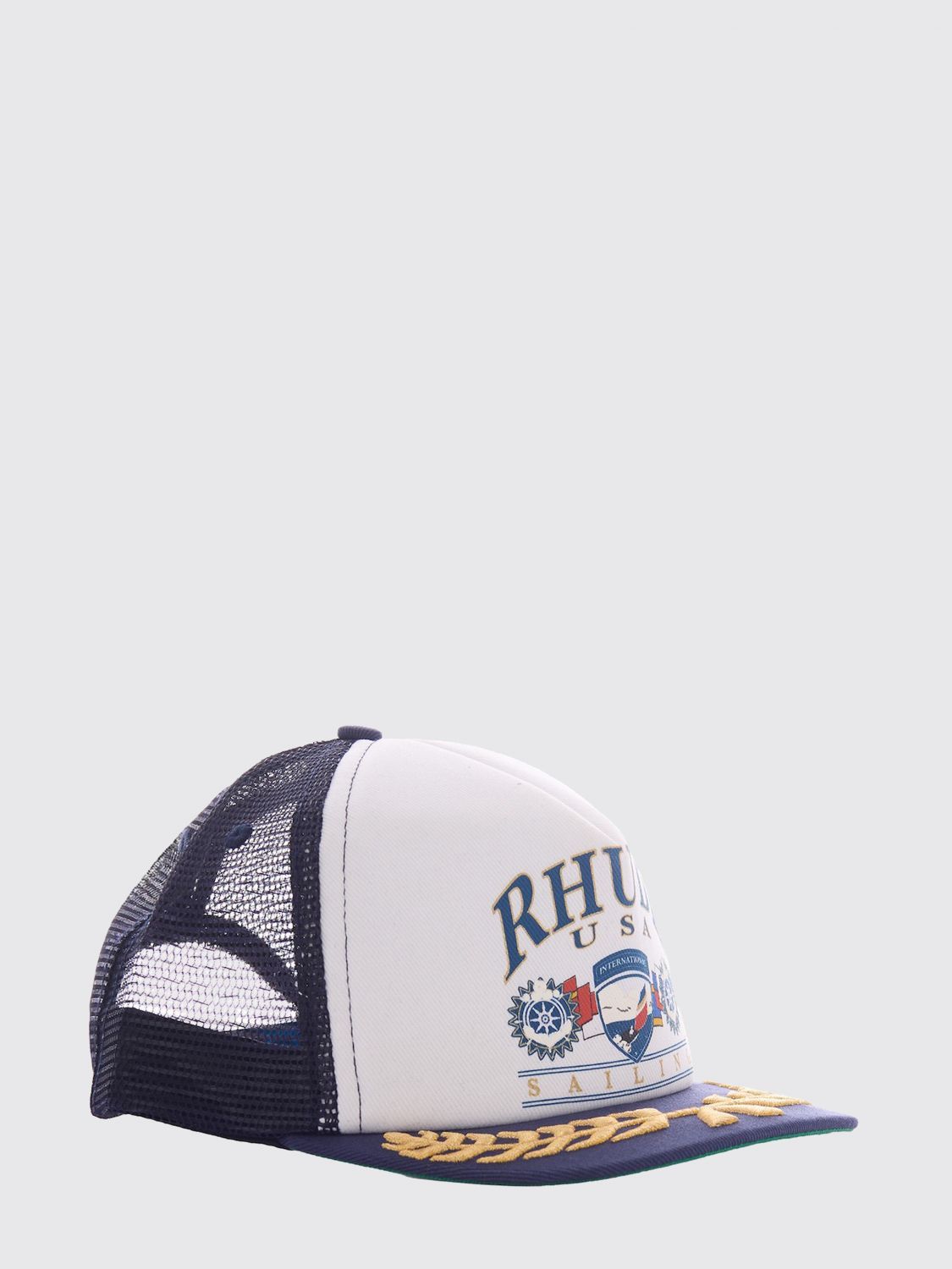 Rhude Rhude Hat Men Blue Size ONE SIZE - 2 Thumbnail