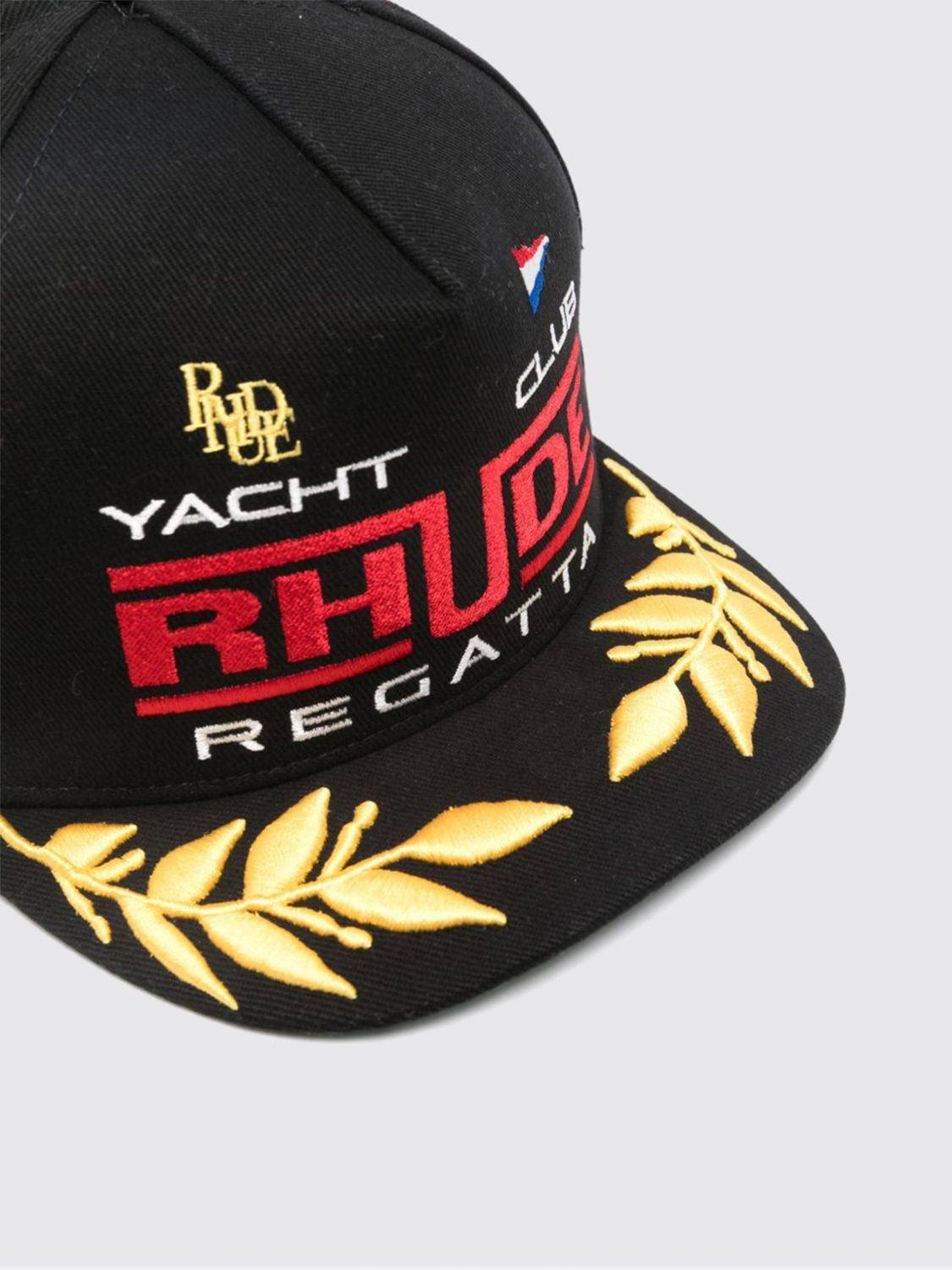 Rhude Rhude Hat Men Black Size ONE SIZE - 3 Thumbnail