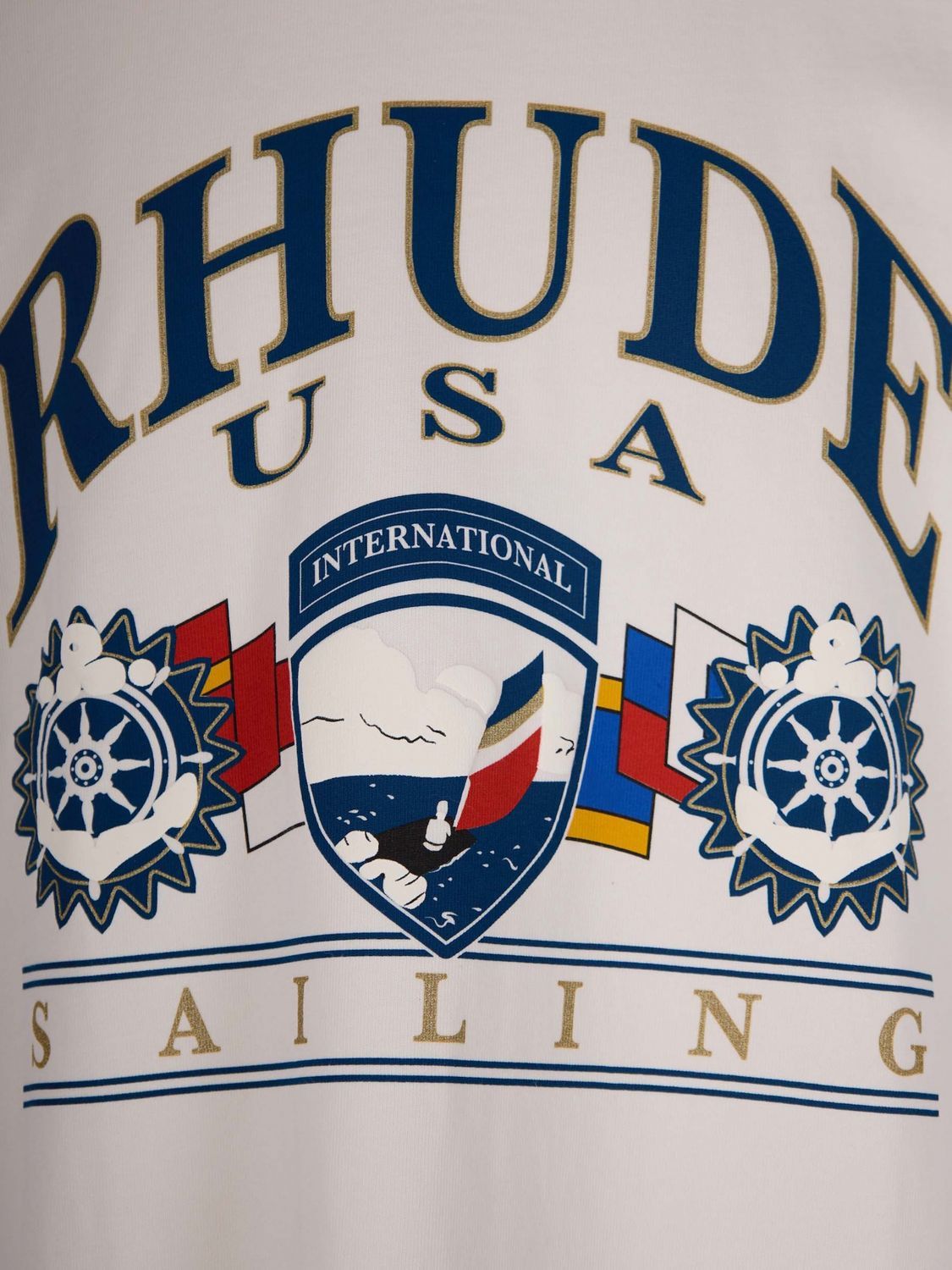 Rhude Rhude T-Shirt Men White Size US L / EU 52-54 / 3 - 4 Thumbnail