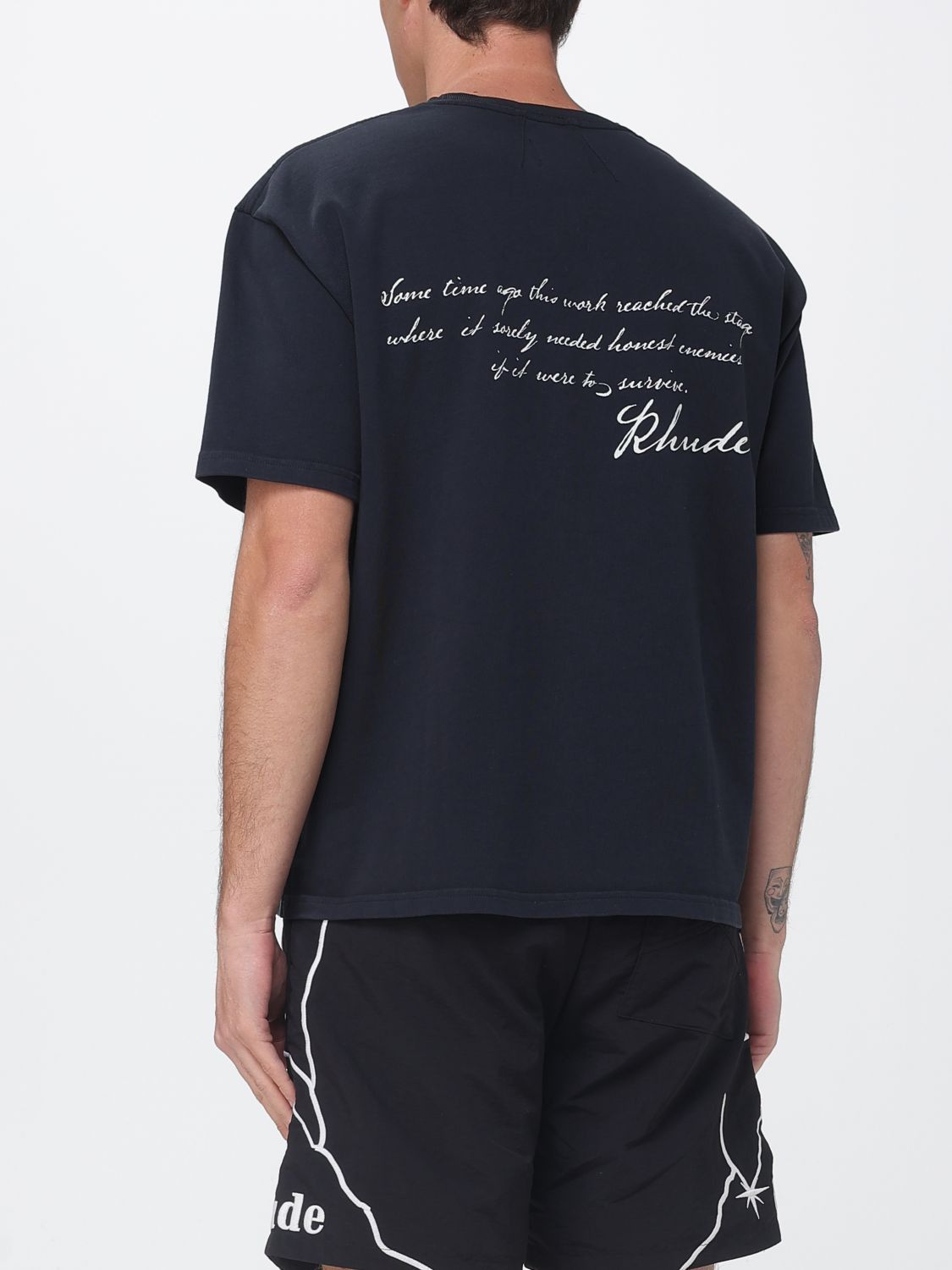 Rhude Rhude T-Shirt Men Black Size US M / EU 48-50 / 2 - 2 Thumbnail