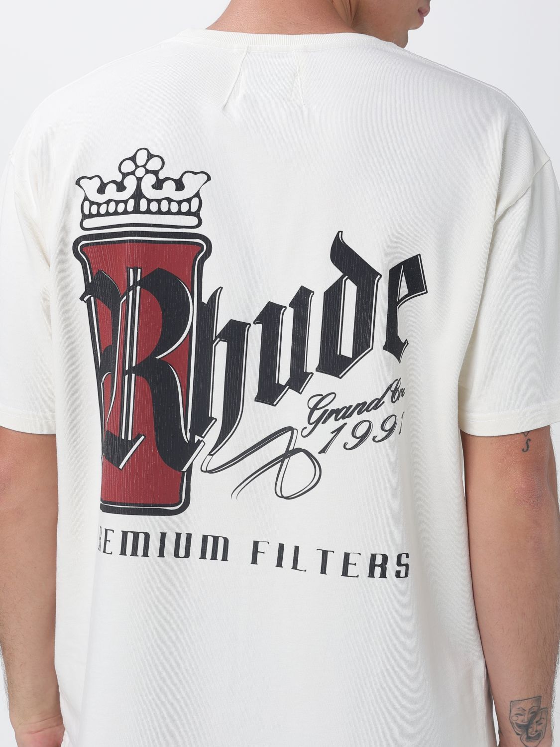 Rhude Rhude T-Shirt Men White Size US S / EU 44-46 / 1 - 3 Thumbnail
