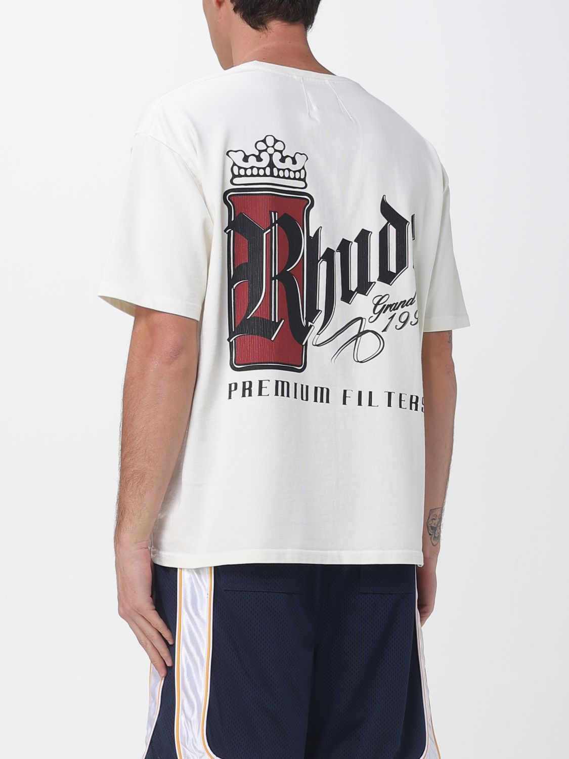 Rhude Rhude T-Shirt Men White Size US XL / EU 56 / 4 - 2 Thumbnail
