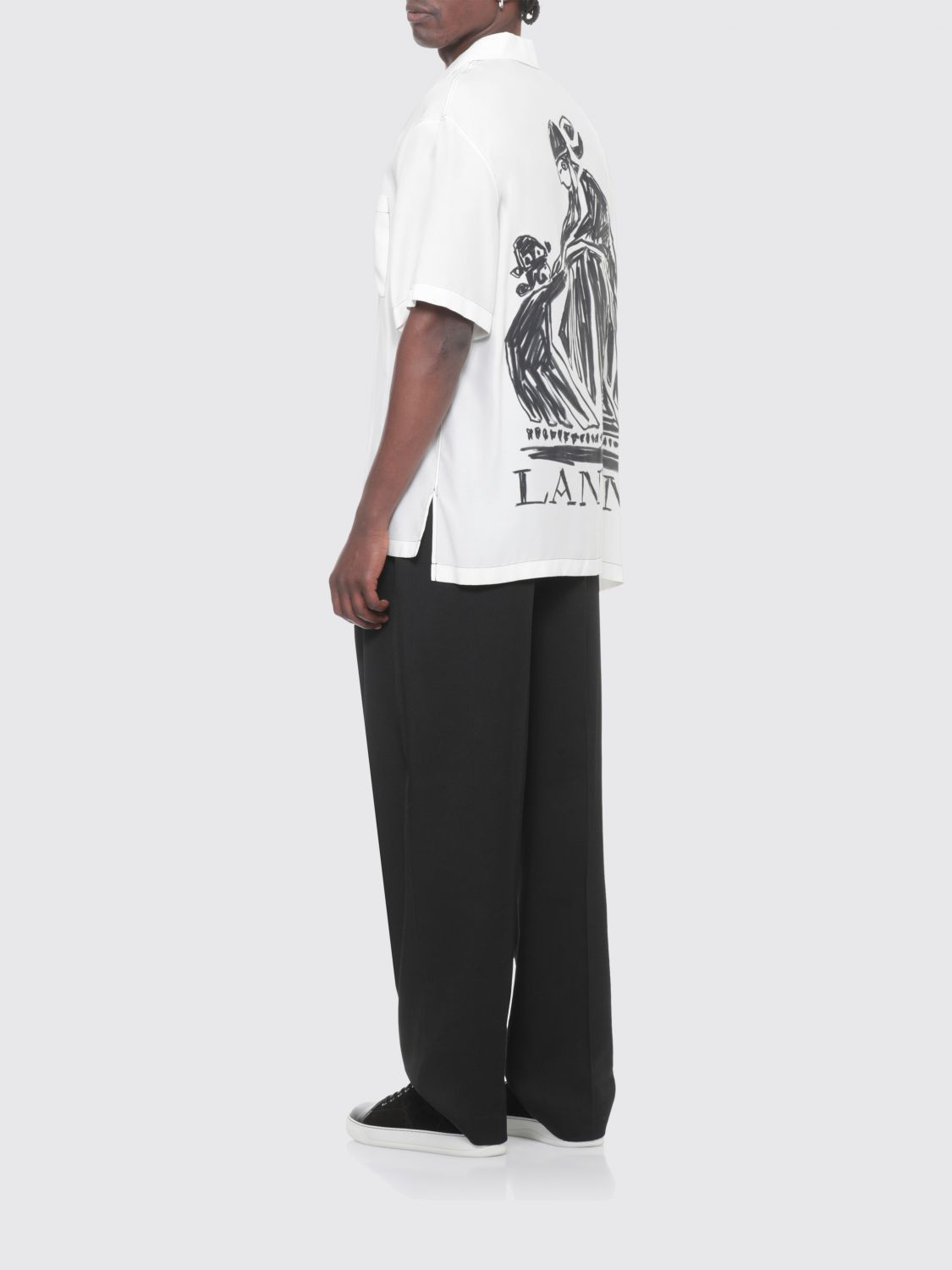 Lanvin Lanvin Shirt Men White Size US M / EU 48-50 / 2 - 2 Thumbnail