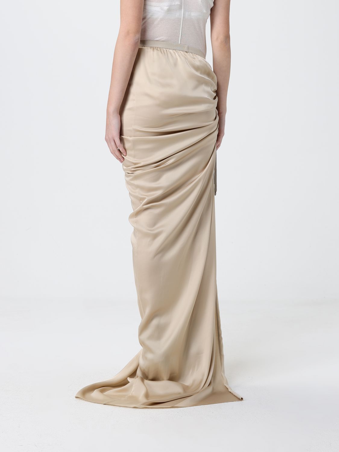 Rick Owens Rick Owens Skirt Woman Beige Size 28" / US 6 / IT 42 - 3 Thumbnail
