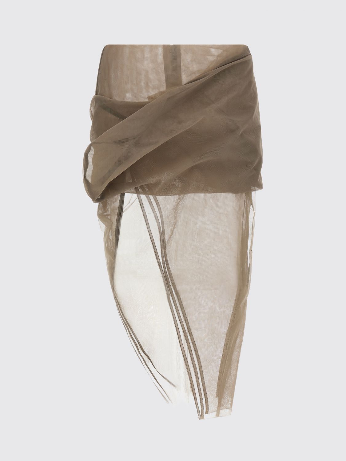 Rick Owens Rick Owens Skirt Woman Grey Size 28" / US 6 / IT 42 - 2 Thumbnail