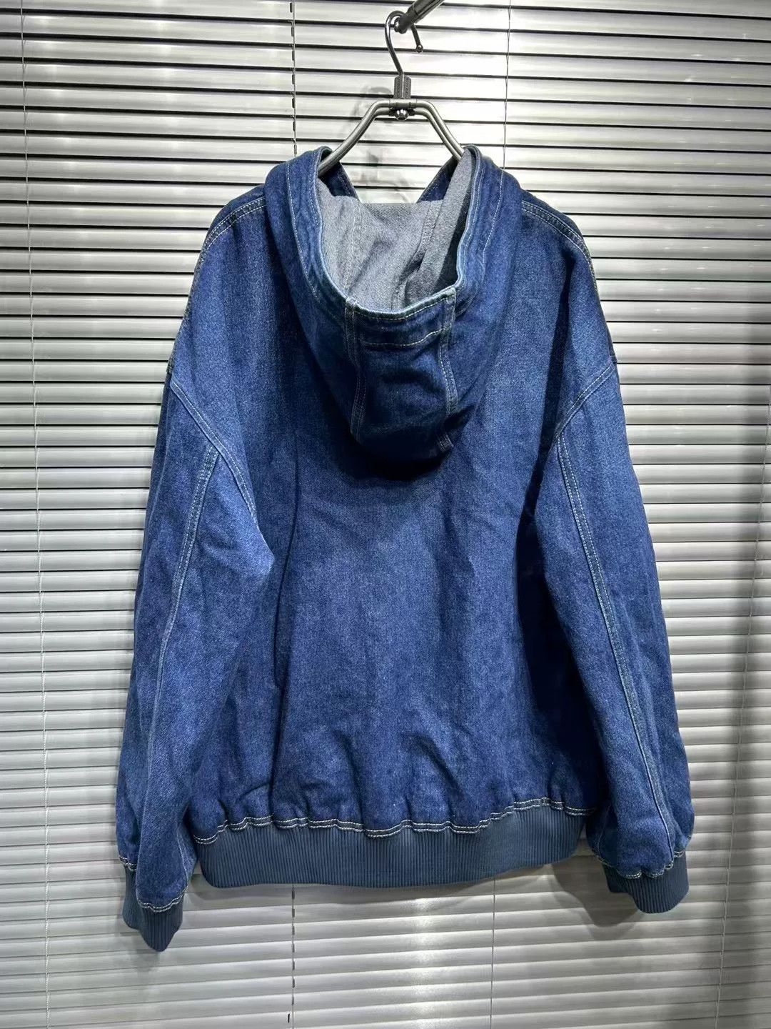 Dior Dior Embroidered Logo Zip Denim Hoodie 50 Size US M / EU 48-50 / 2 - 3 Thumbnail