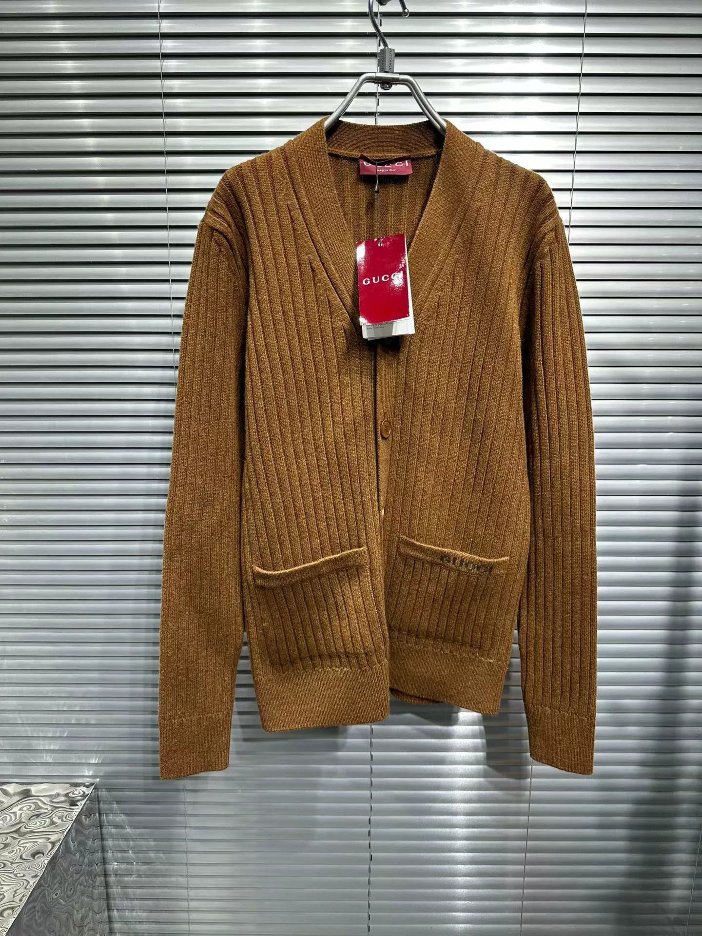 Gucci Gucci Ribbed Wool Cashmere Cardigan S Size US S / EU 44-46 / 1 - 2 Thumbnail