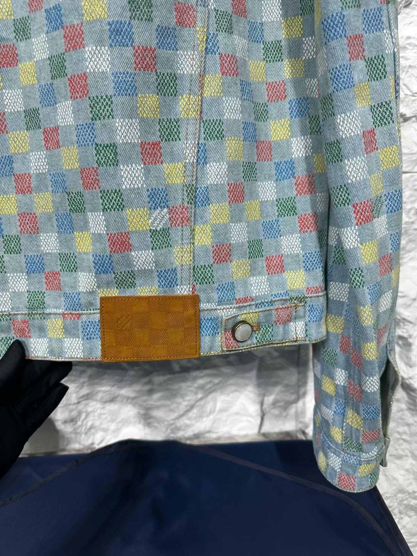Louis Vuitton Louis Vuitton Rainbow Mosaic Denim Jacket 44 Size US S / EU 44-46 / 1 - 5 Thumbnail