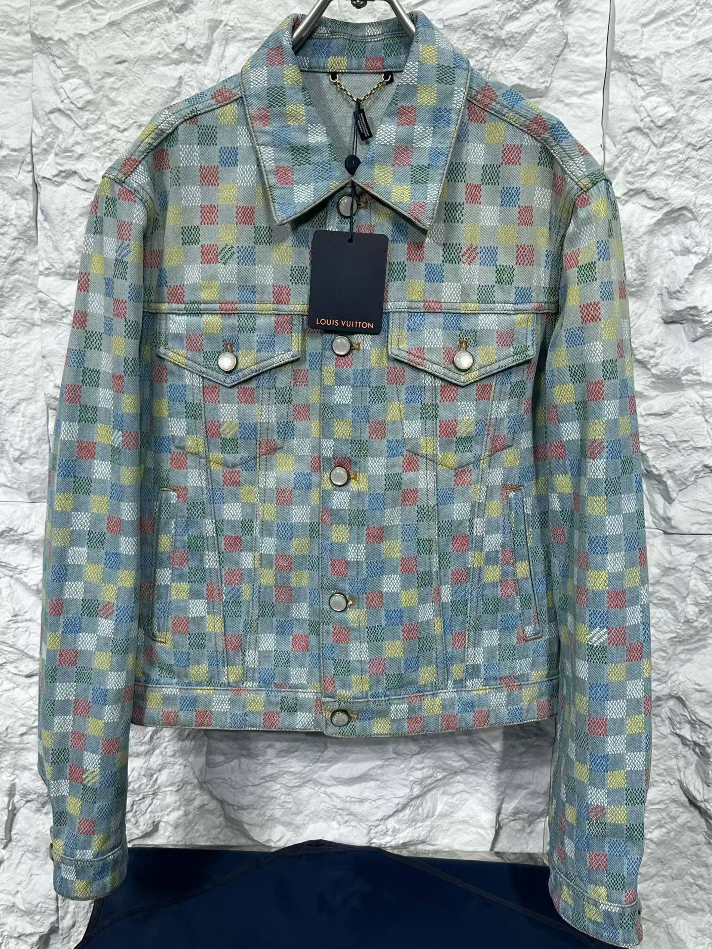 Louis Vuitton Louis Vuitton Rainbow Mosaic Denim Jacket 44 Size US S / EU 44-46 / 1 - 4 Thumbnail