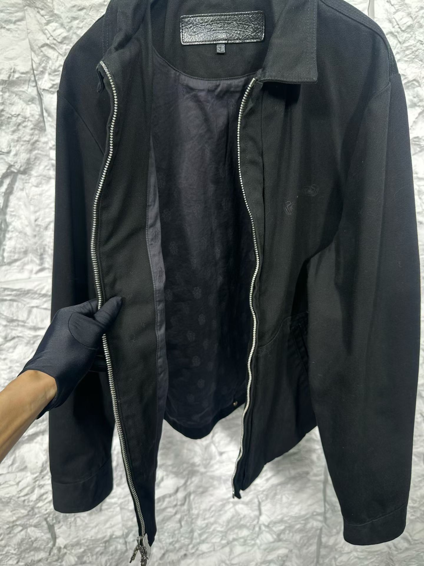 Chrome Hearts Chrome Hearts Script Logo Coach Jacket Size L Size US L / EU 52-54 / 3 - 7 Thumbnail