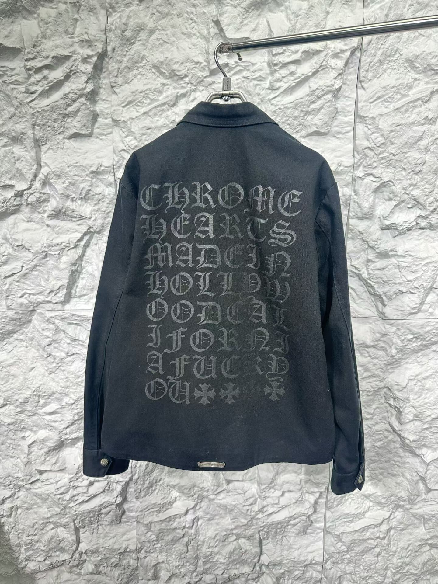Chrome Hearts Chrome Hearts Script Logo Coach Jacket Size L Size US L / EU 52-54 / 3 - 3 Thumbnail