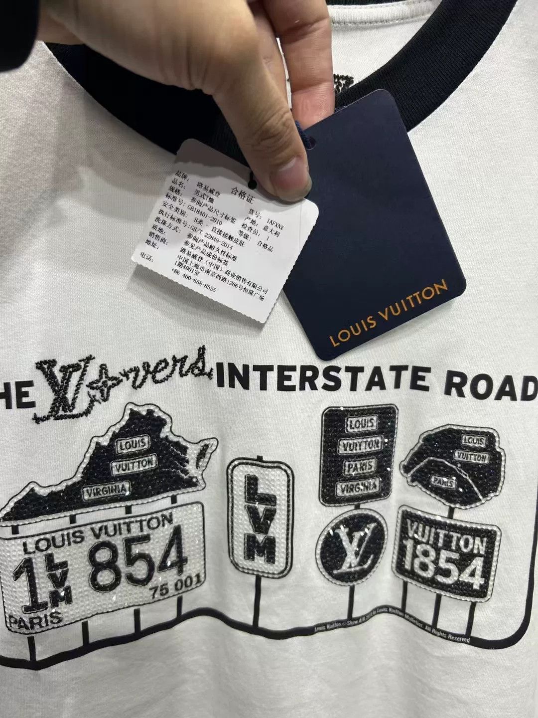 Louis Vuitton Louis Vuitton Interstate Road Graphic T-Shirt M Size US M / EU 48-50 / 2 - 4 Thumbnail