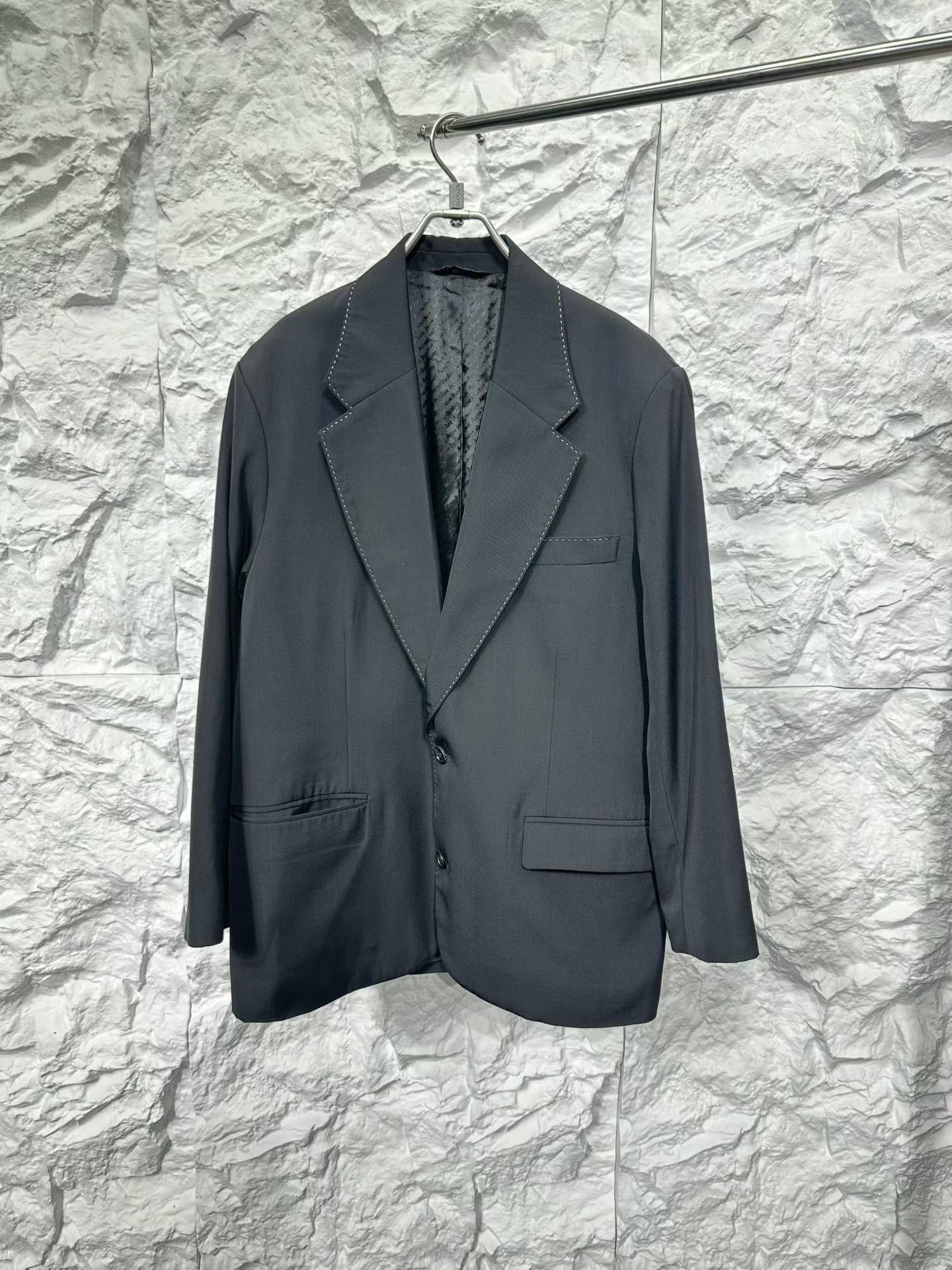 Acne Studios Acne Studios Contrast Stitch Blazer 46 Size 36R - 2 Thumbnail